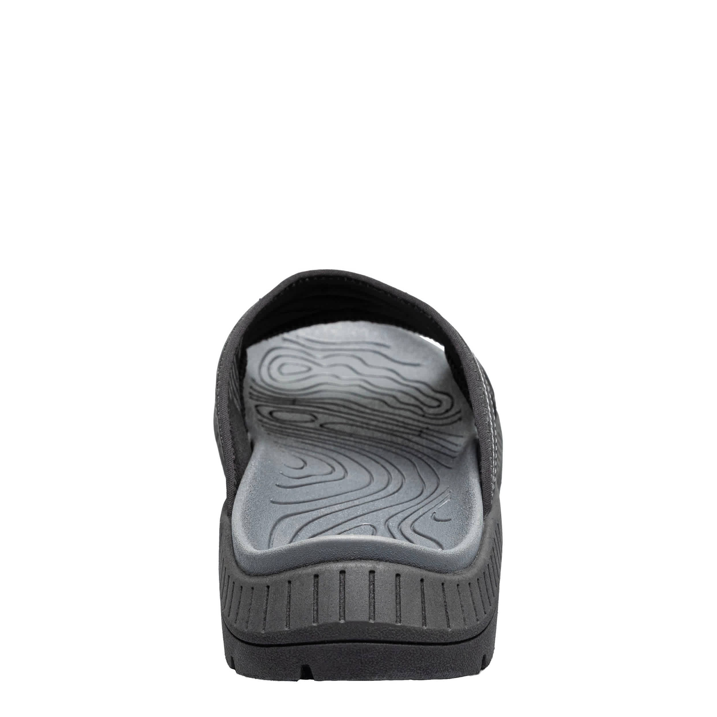 NUNN BUSH-MENS LAGUNA SLIDE SANDAL-BLACK & 