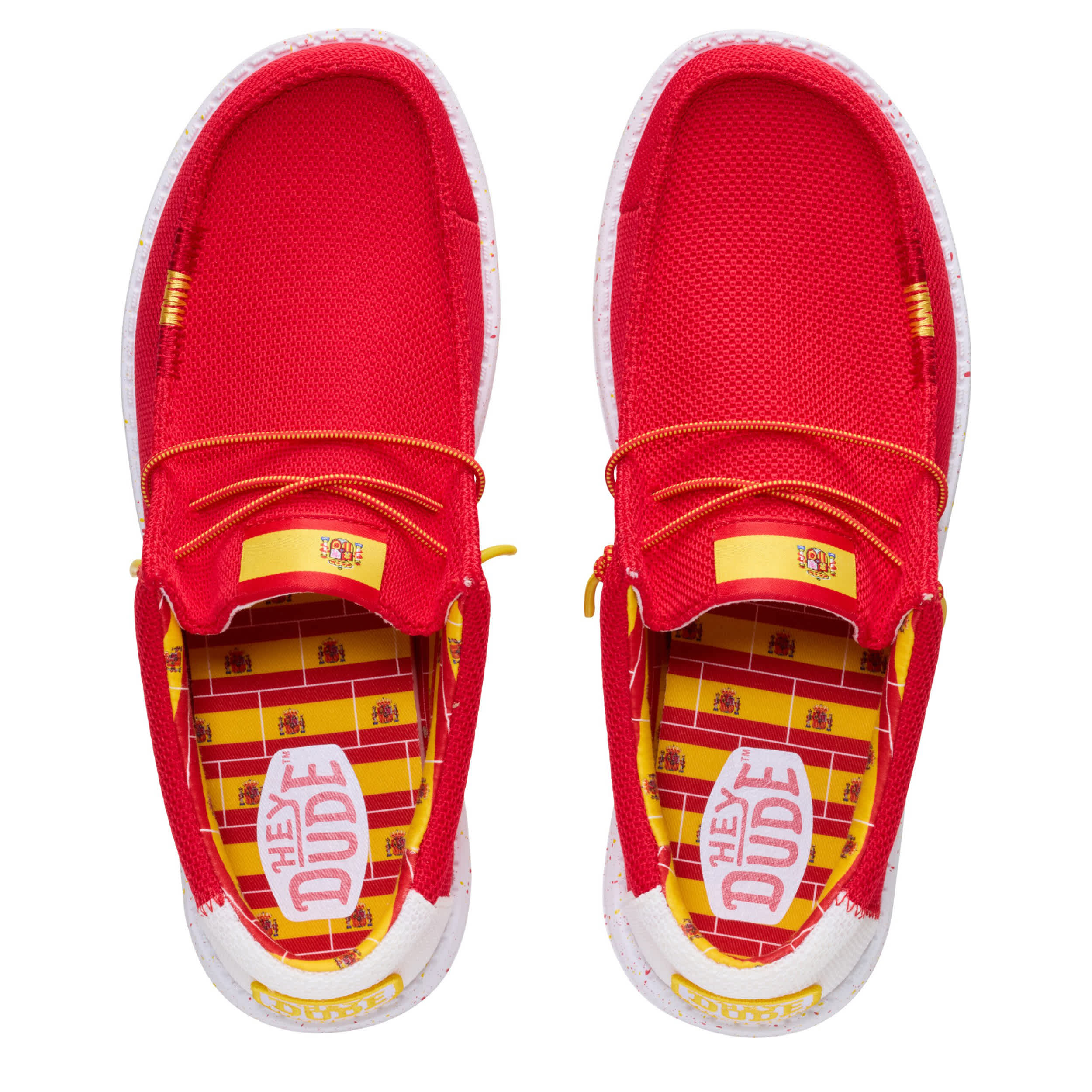 HEYDUDE-MENS WALLY SPAIN-RED & 