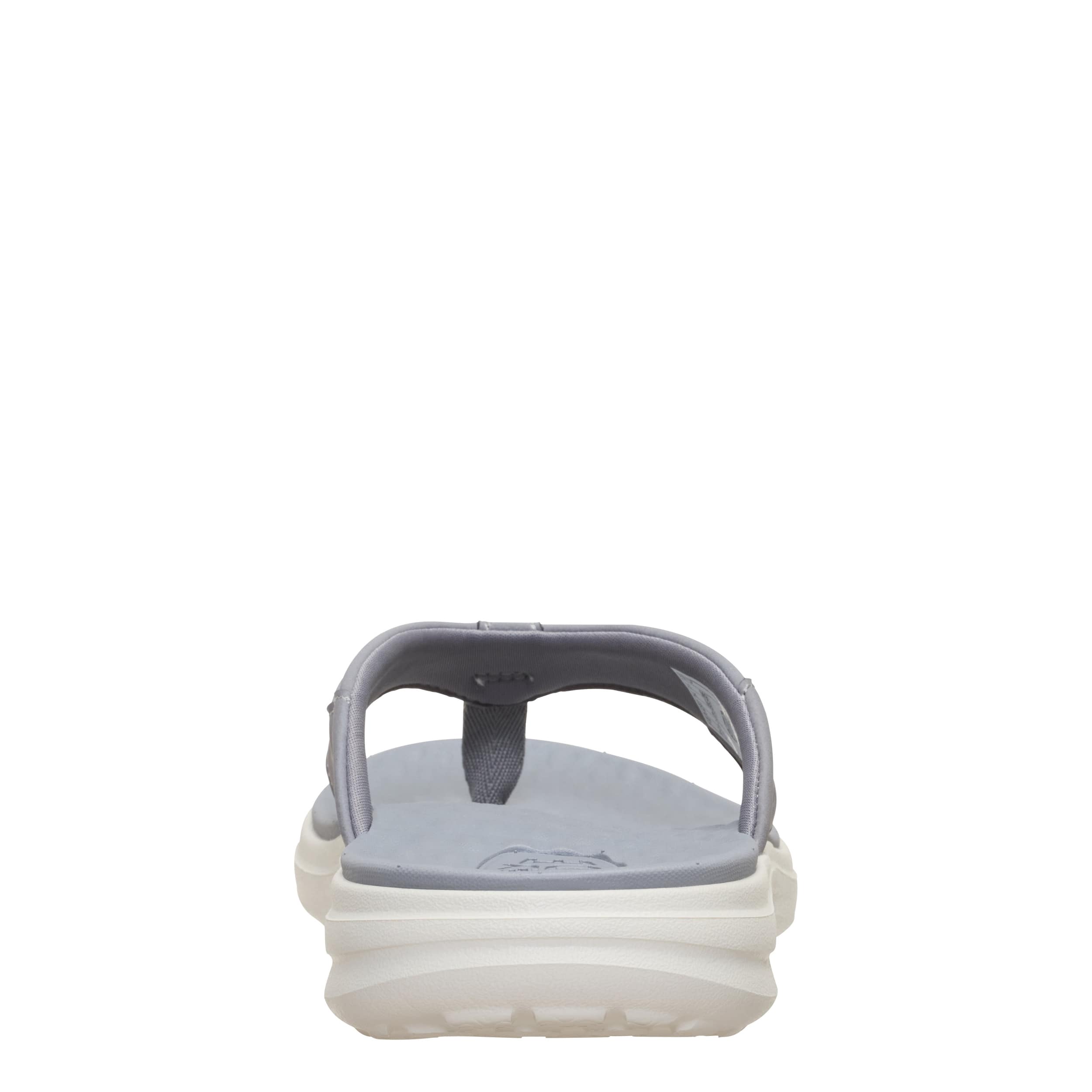 HEYDUDE-MENS FINN FLIP FLOP SANDAL-GREY & 
