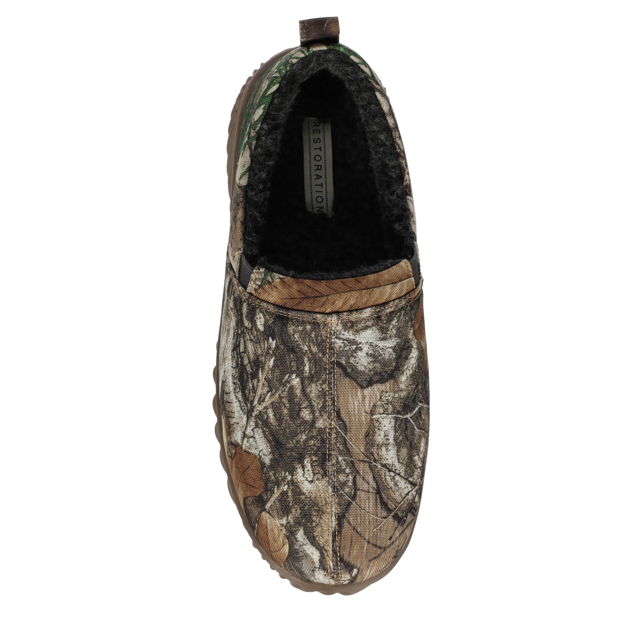 RESTORATION-MENS EDGE SLIPPER-CAMO & 