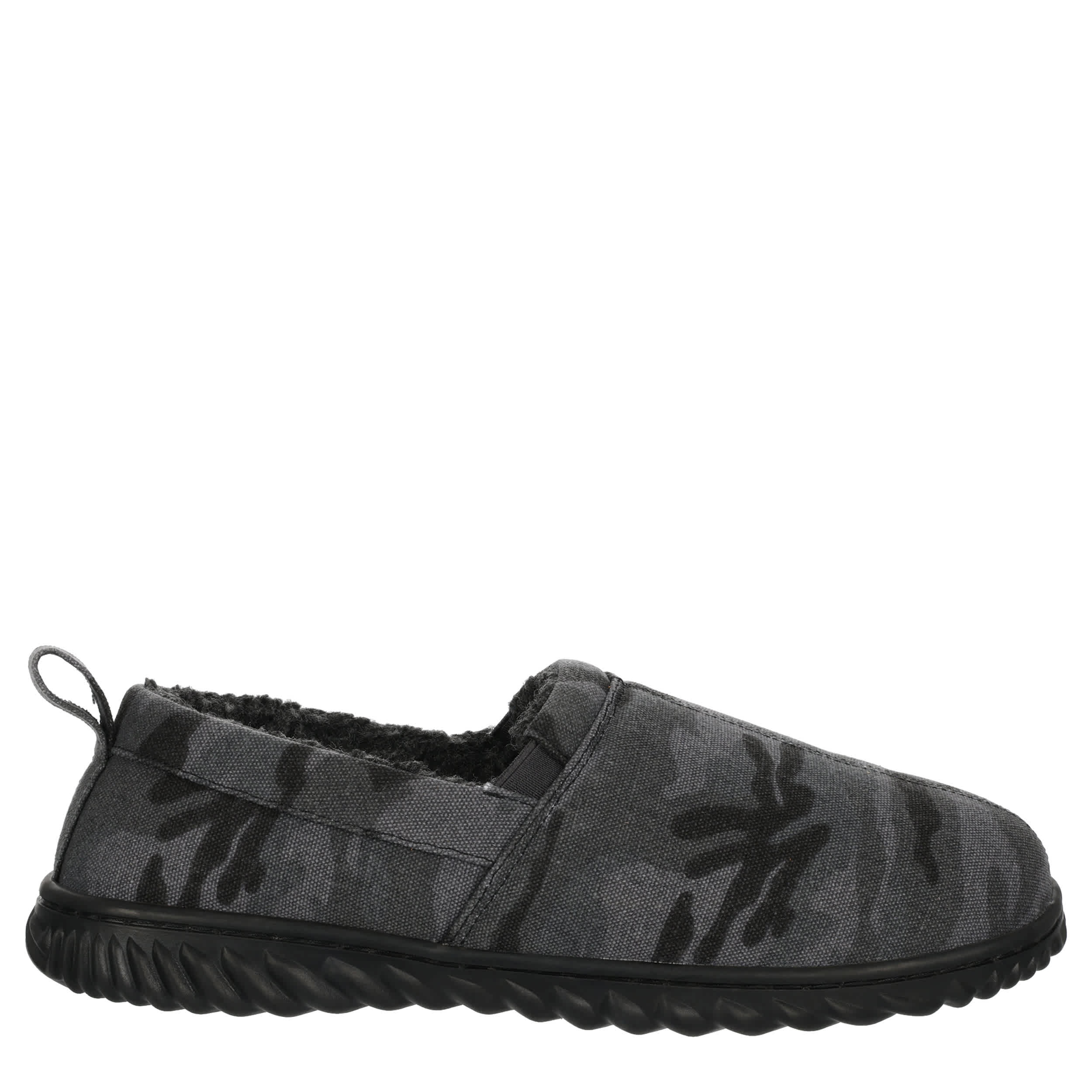 RESTORATION-MENS SHADOW SLIPPER-BLACK & CAMO