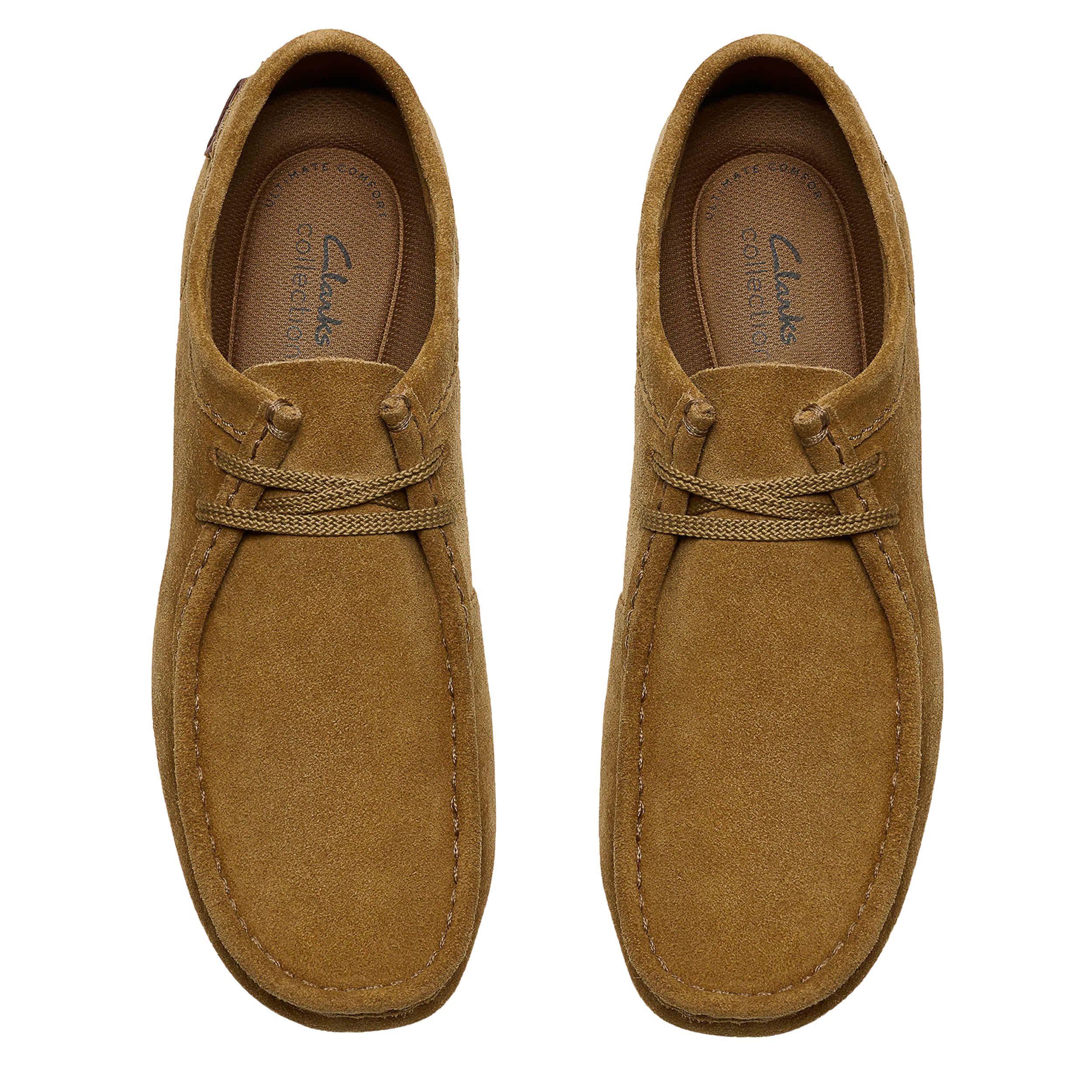CLARKS-MENS WALLASTON LOW OXFORD-TAN & 