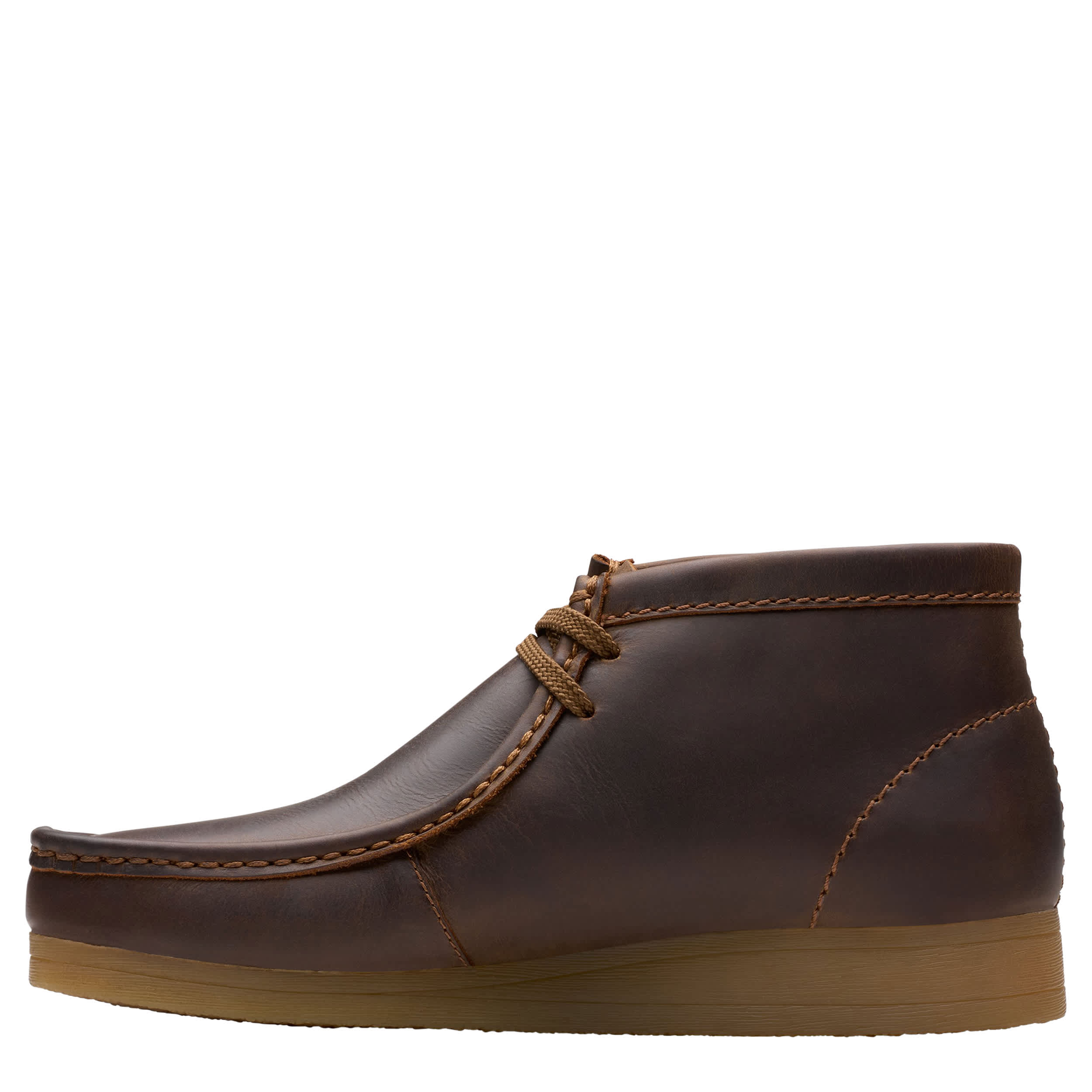 CLARKS-MENS WALLASTON CHUKKA BOOT-DARK BROWN & 