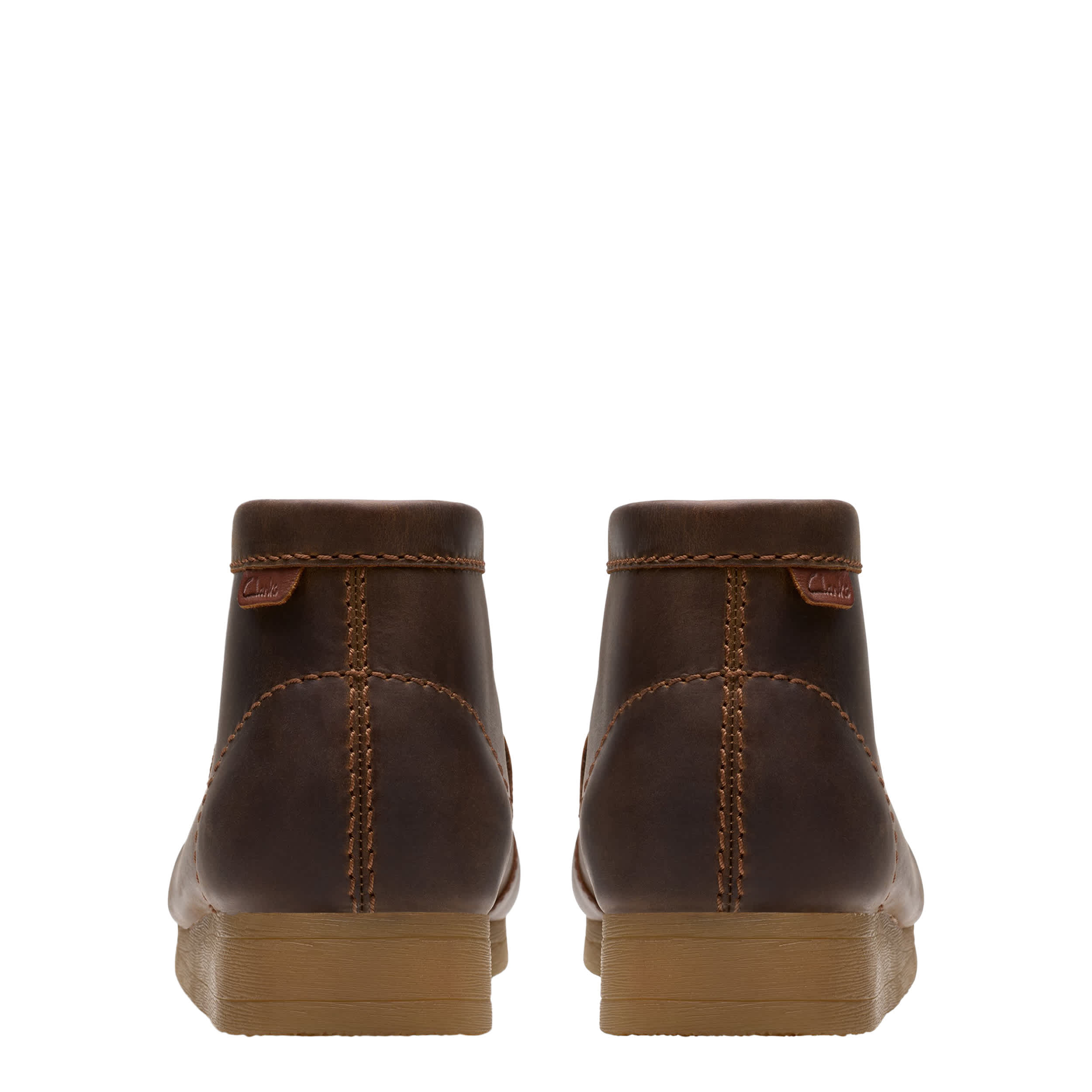 CLARKS-MENS WALLASTON CHUKKA BOOT-DARK BROWN & 