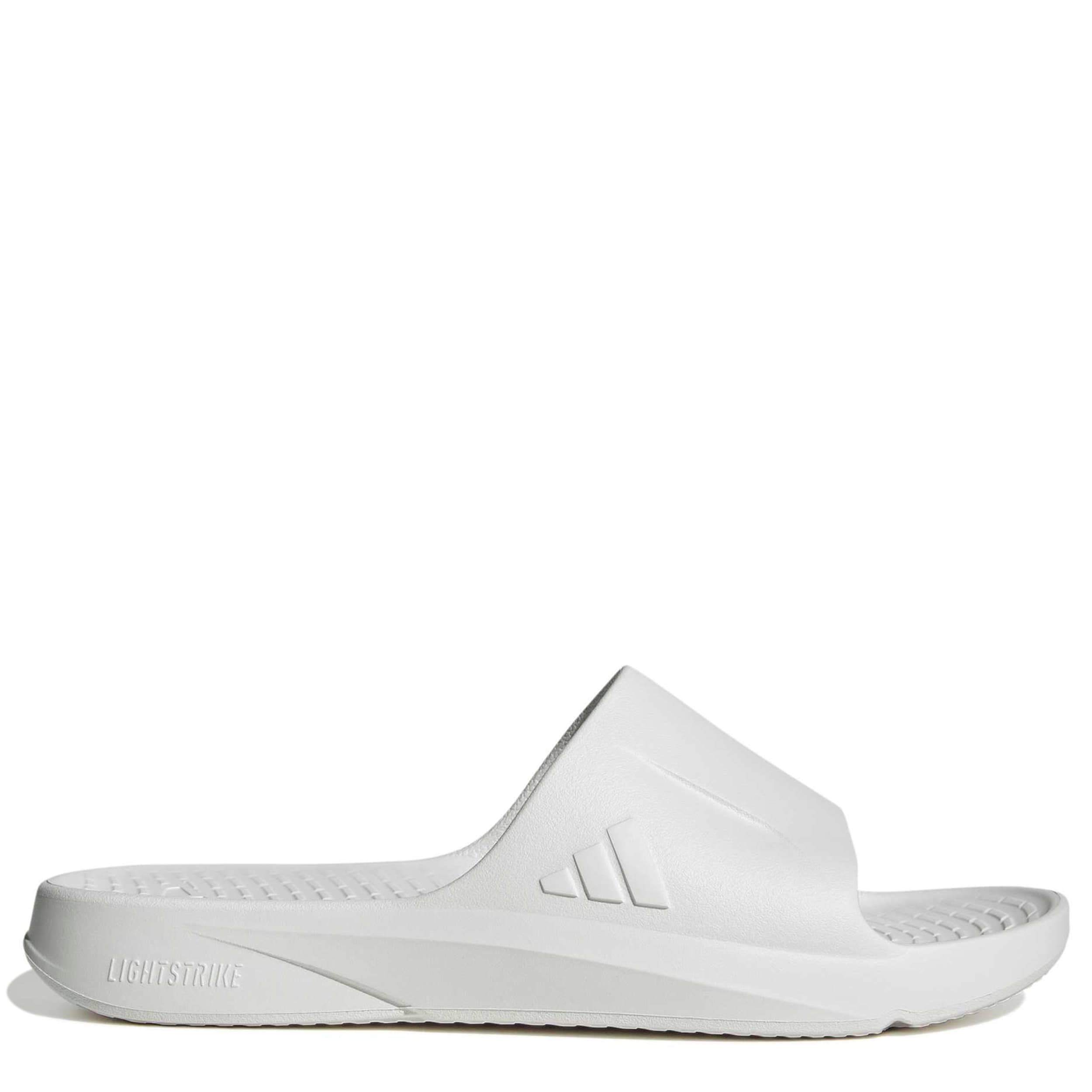 ADIDAS-WOMENS LIGHTSHIFT SLIDE SANDAL-WHITE & WHITE