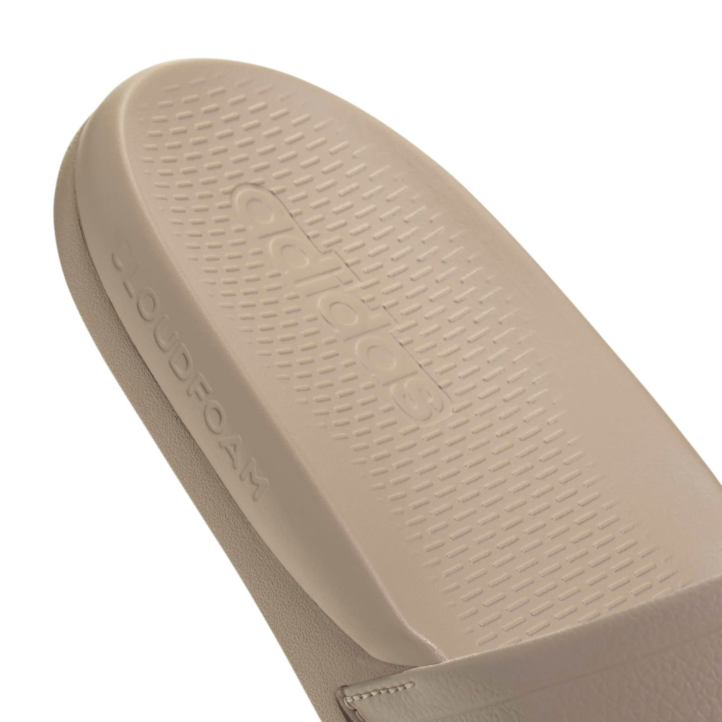 ADIDAS-WOMENS ADILETTE COMFORT 2.0 SLIDE SANDAL-GREY & BLACK