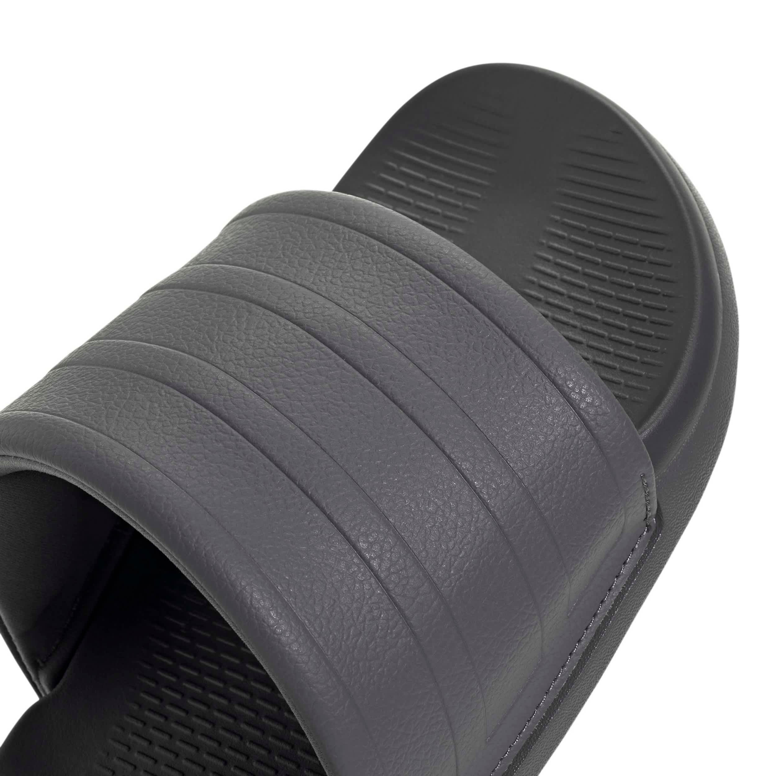 ADIDAS-WOMENS ADILETTE COMFORT 2.0 SLIDE SANDAL-GREY & GREY