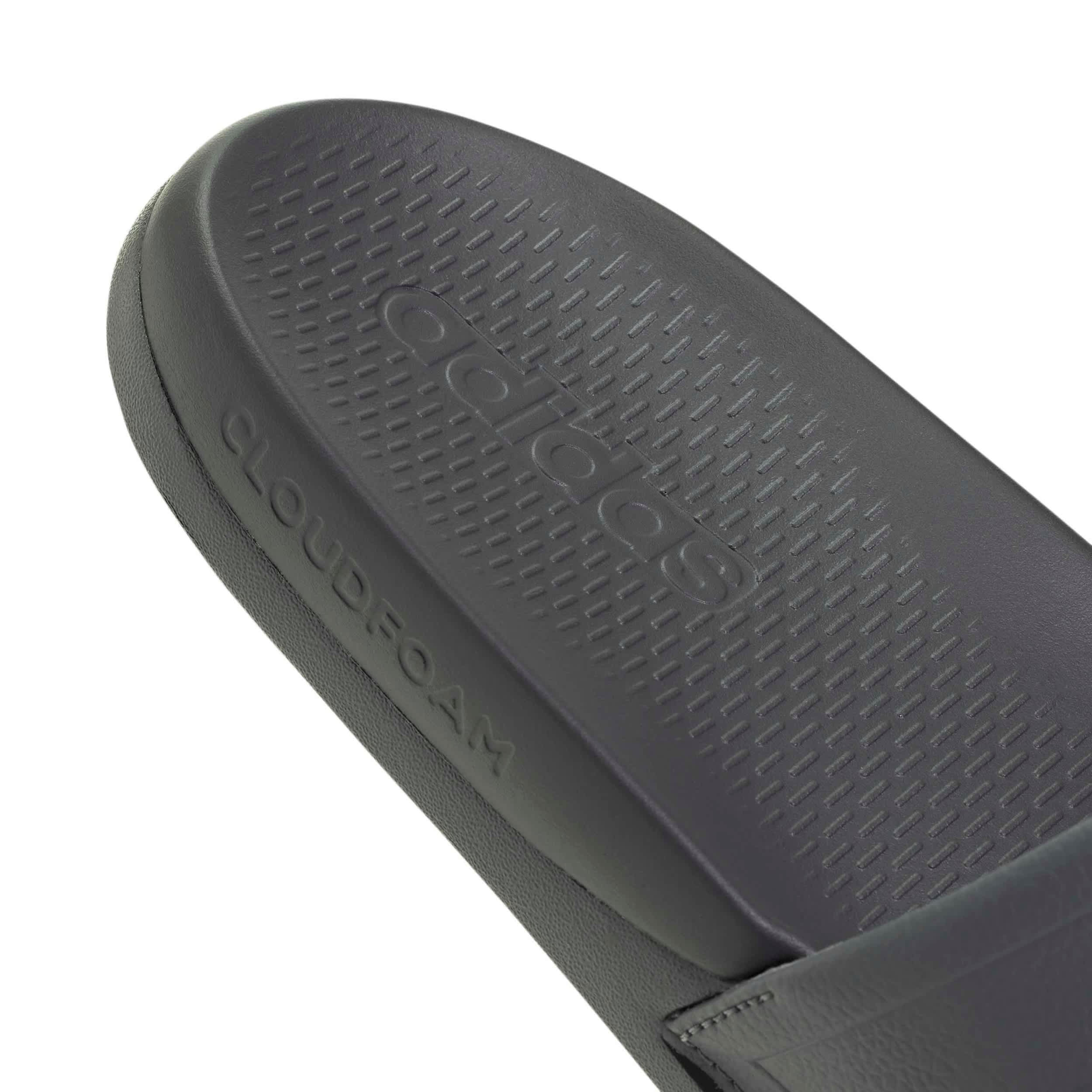 ADIDAS-WOMENS ADILETTE COMFORT 2.0 SLIDE SANDAL-GREY & GREY