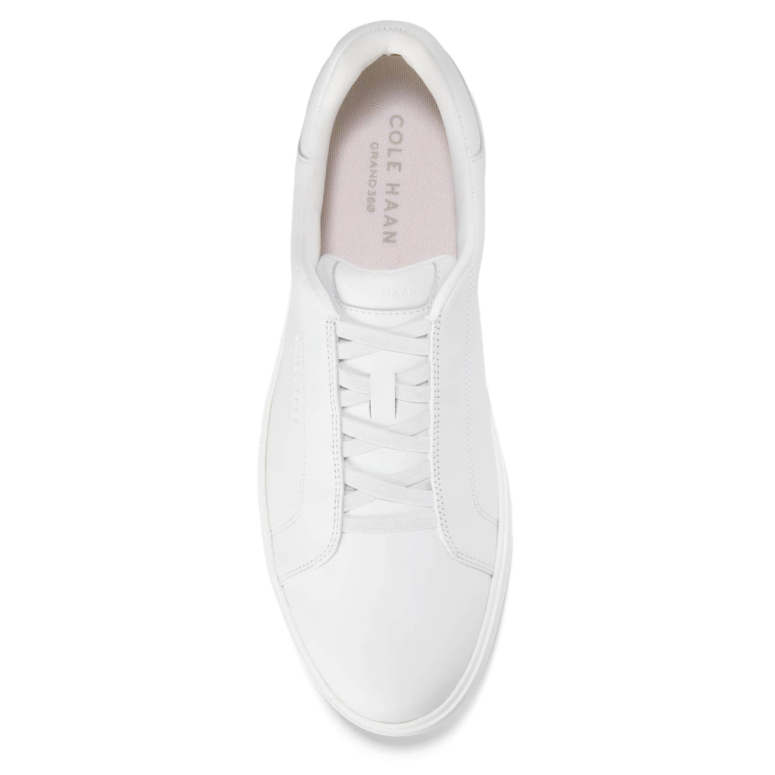 COLE HAAN-MENS GRANDPRO LUXE SLIP ON SNEAKER-WHITE & 