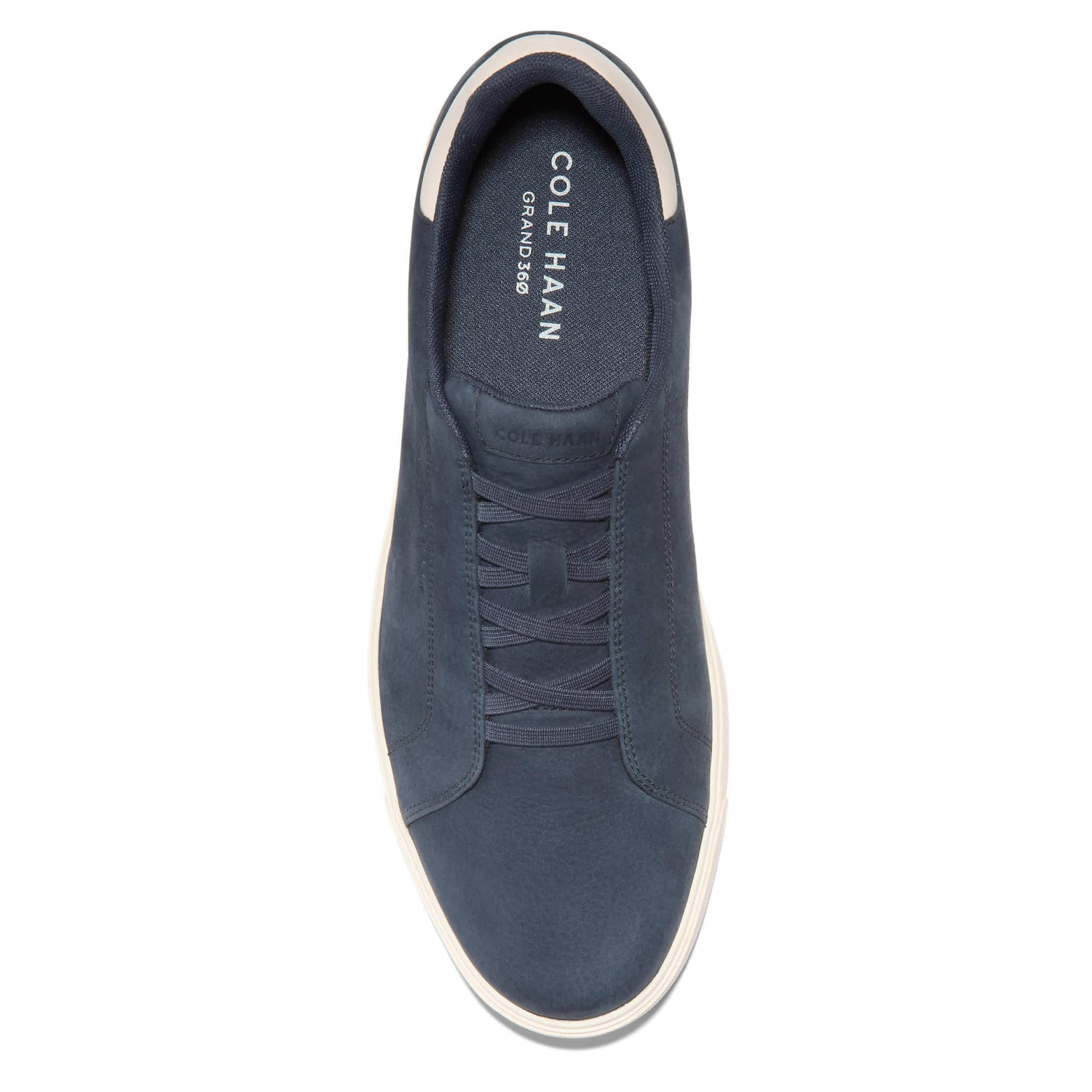 COLE HAAN-MENS GRANDPRO LUXE SLIP ON SNEAKER-NAVY & 