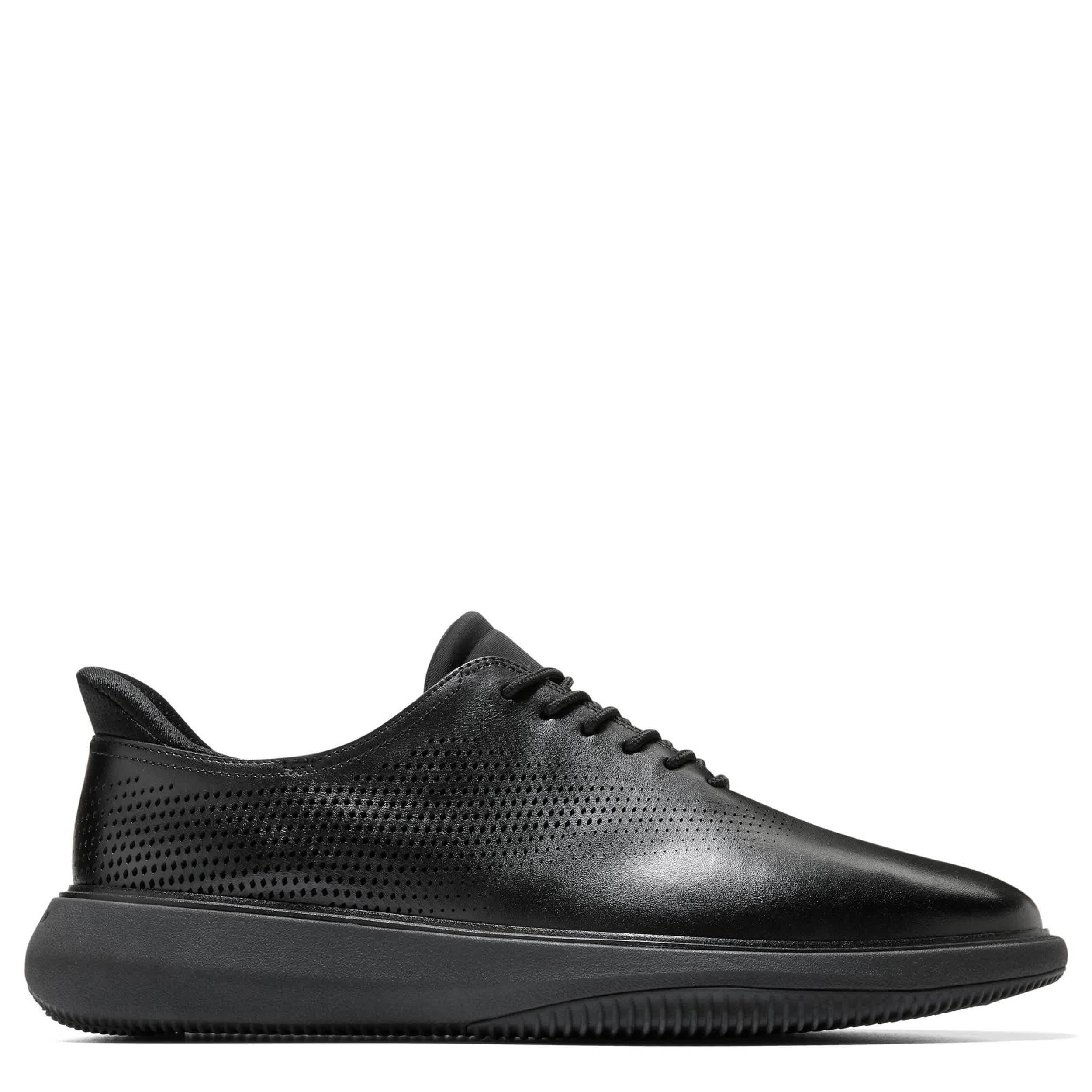 COLE HAAN-MENS GRAND PHAZE LASER OXFORD-BLACK & 