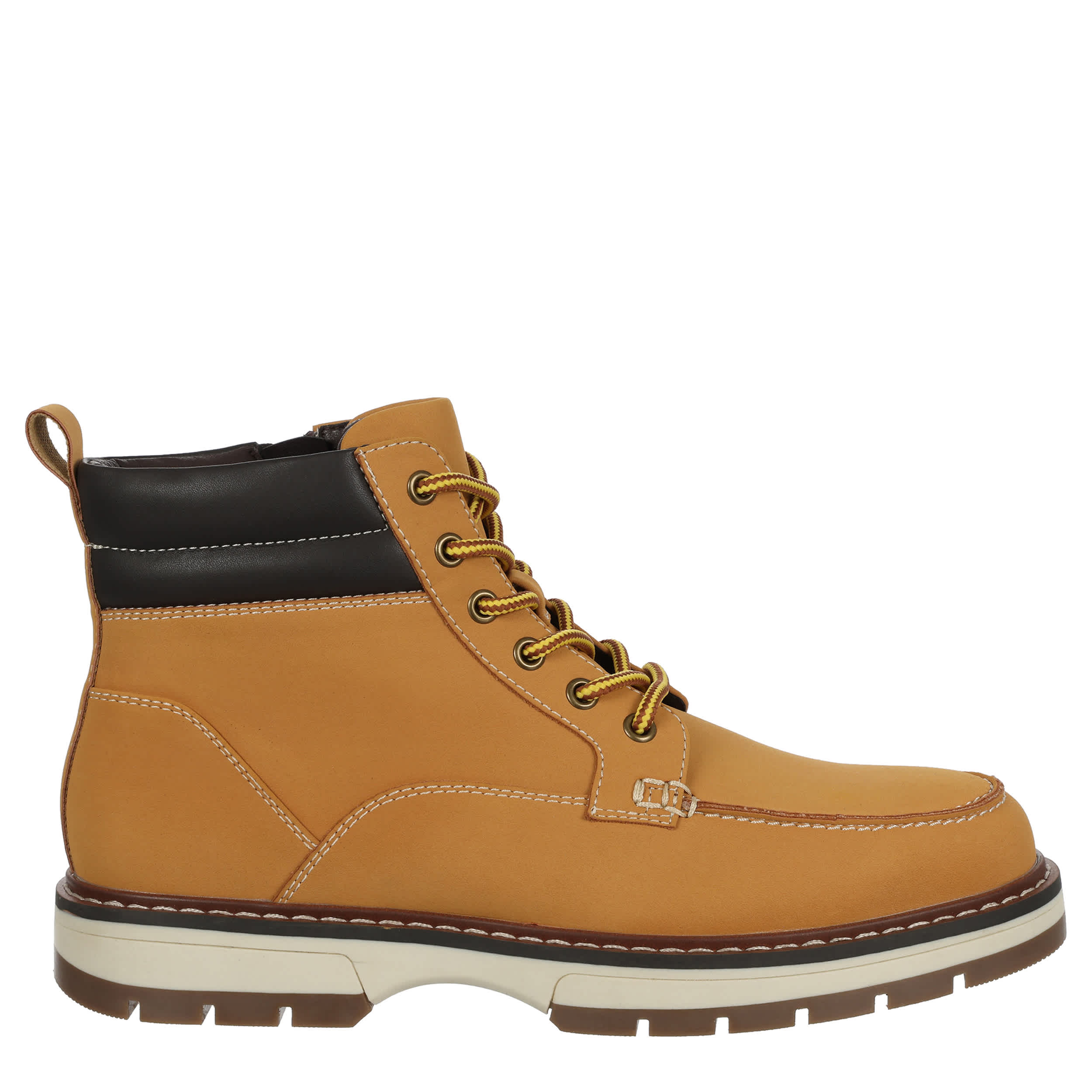 RESTORATION-MENS JASON LACE UP BOOT-WHEAT & 