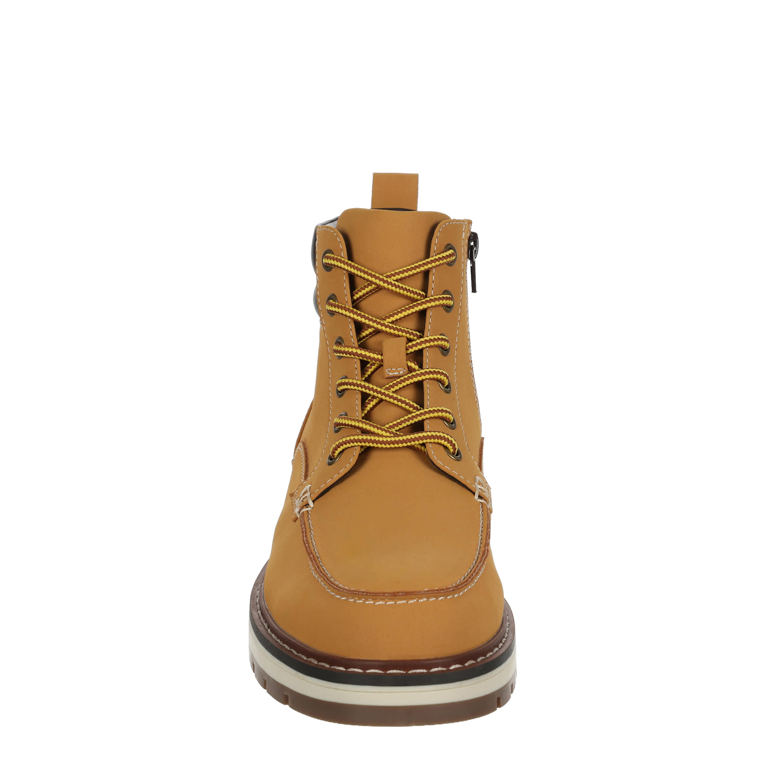 RESTORATION-MENS JASON LACE UP BOOT-WHEAT & 