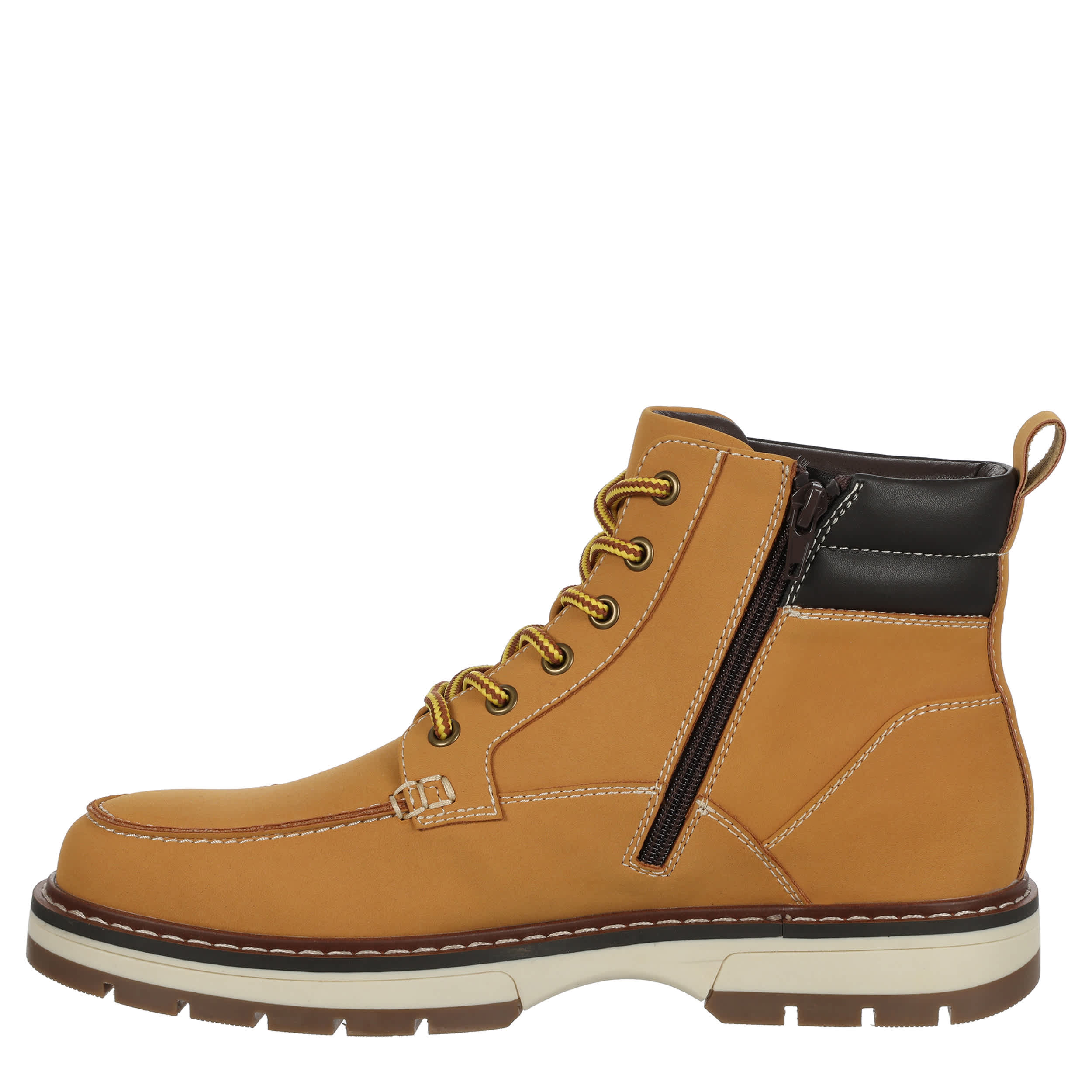 RESTORATION-MENS JASON LACE UP BOOT-WHEAT & 