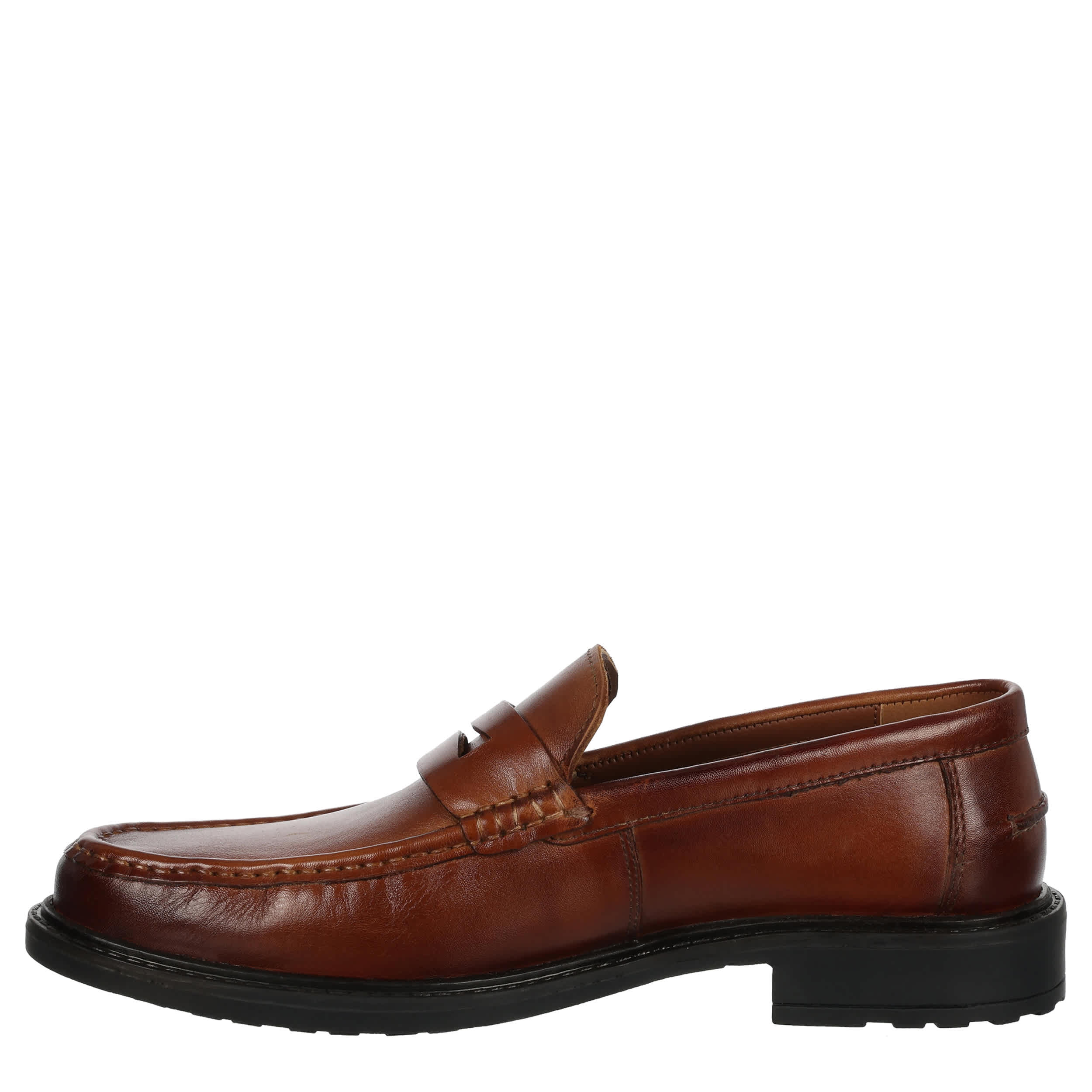 FRANCO FORTINI-MENS PENNY LOAFER-TAN & 