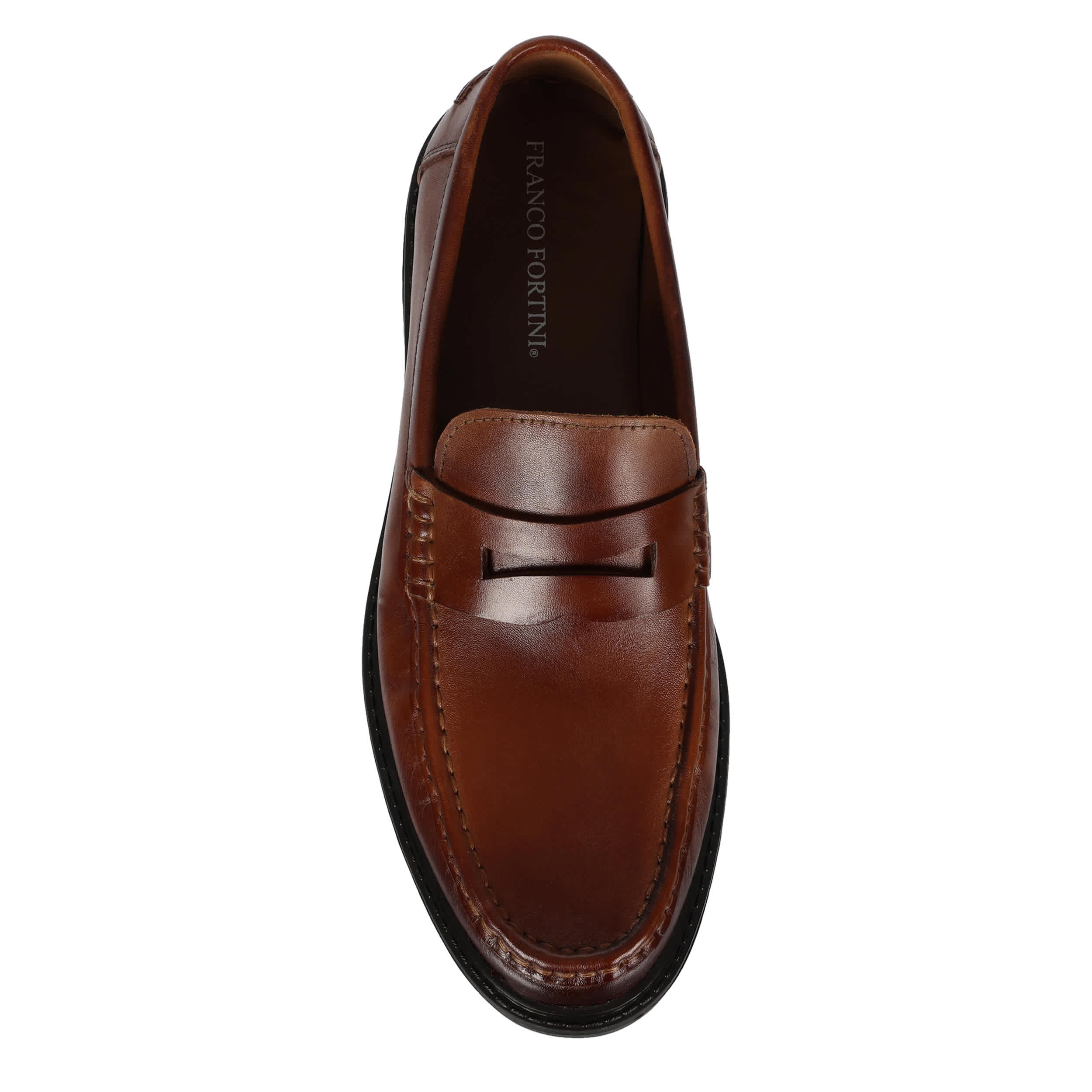 FRANCO FORTINI-MENS PENNY LOAFER-TAN & 