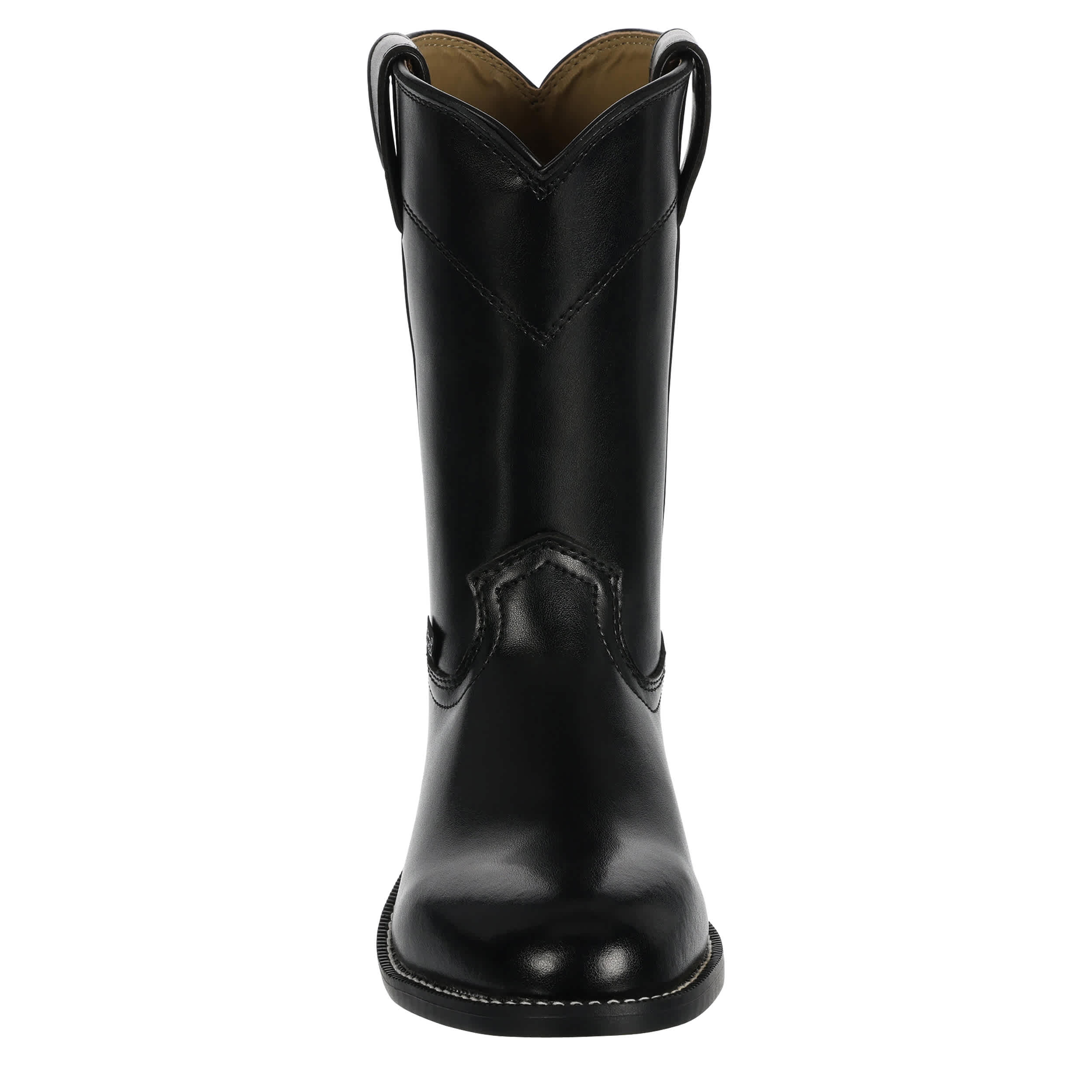 JUSTIN-MENS TEMPLE WESTERN BOOT-BLACK & 