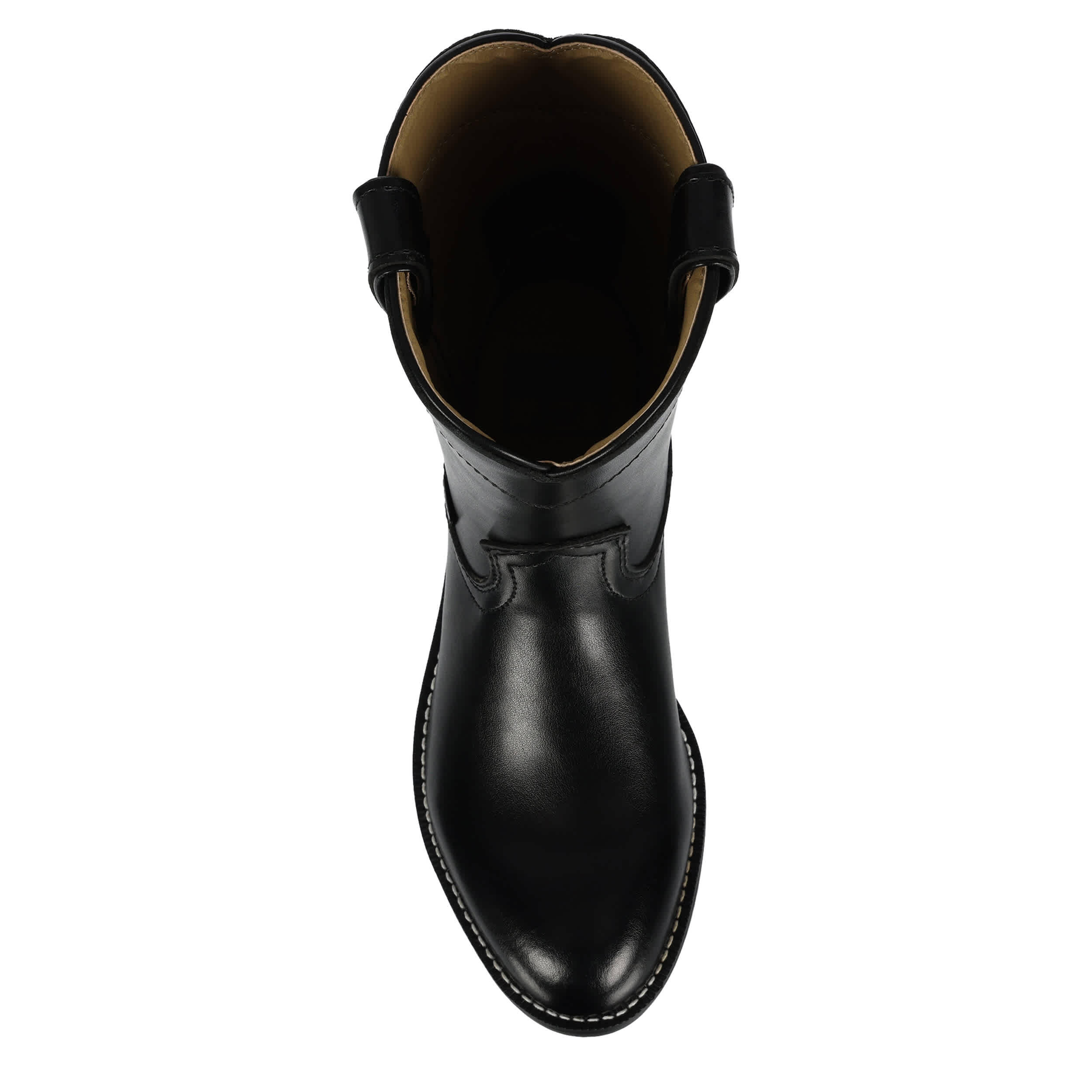 JUSTIN-MENS TEMPLE WESTERN BOOT-BLACK & 