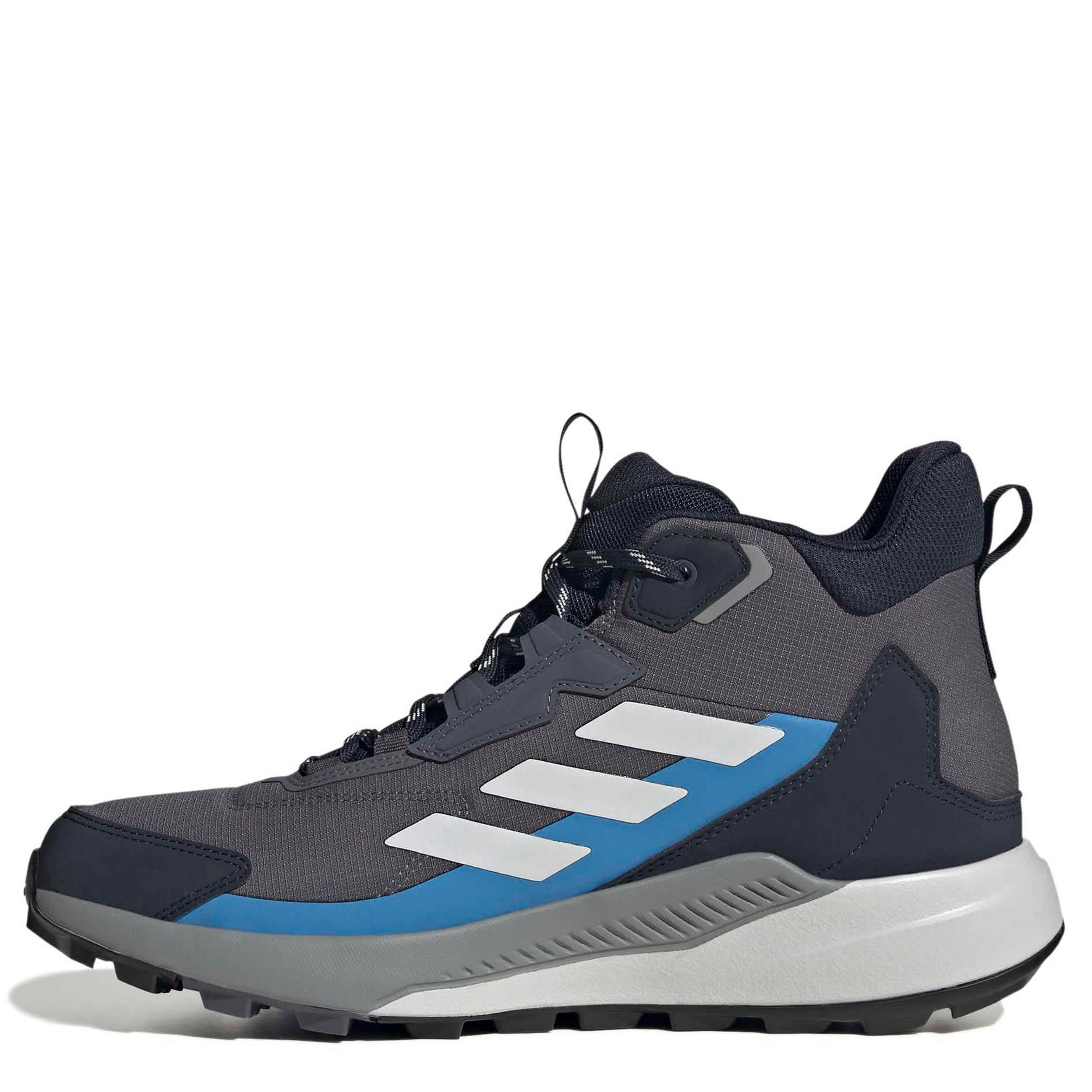 ADIDAS-MENS TERREX ANYLANDER RAIN.RDY MID HIKING BOOT-BLACK & GREY
