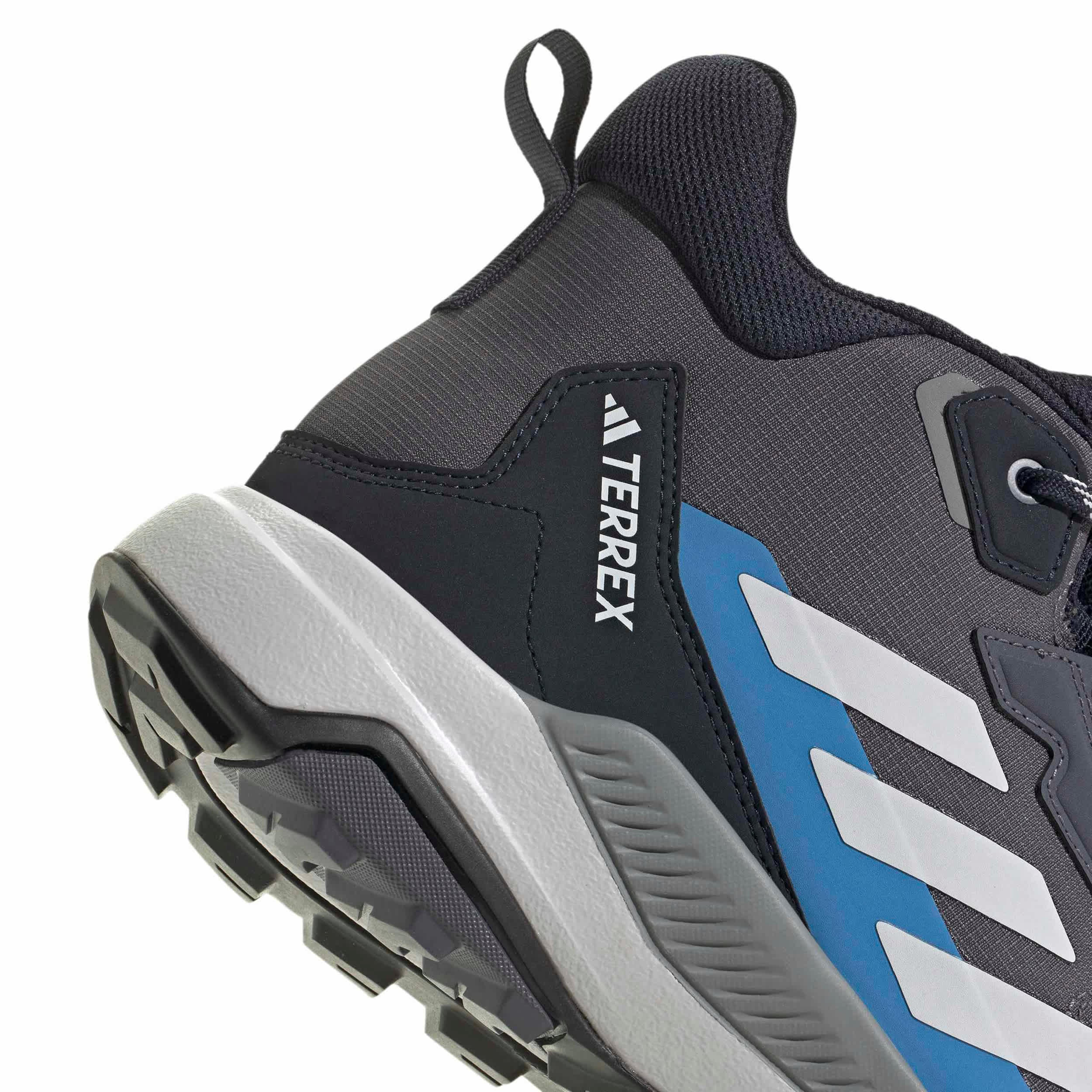 ADIDAS-MENS TERREX ANYLANDER RAIN.RDY MID HIKING BOOT-BLACK & GREY