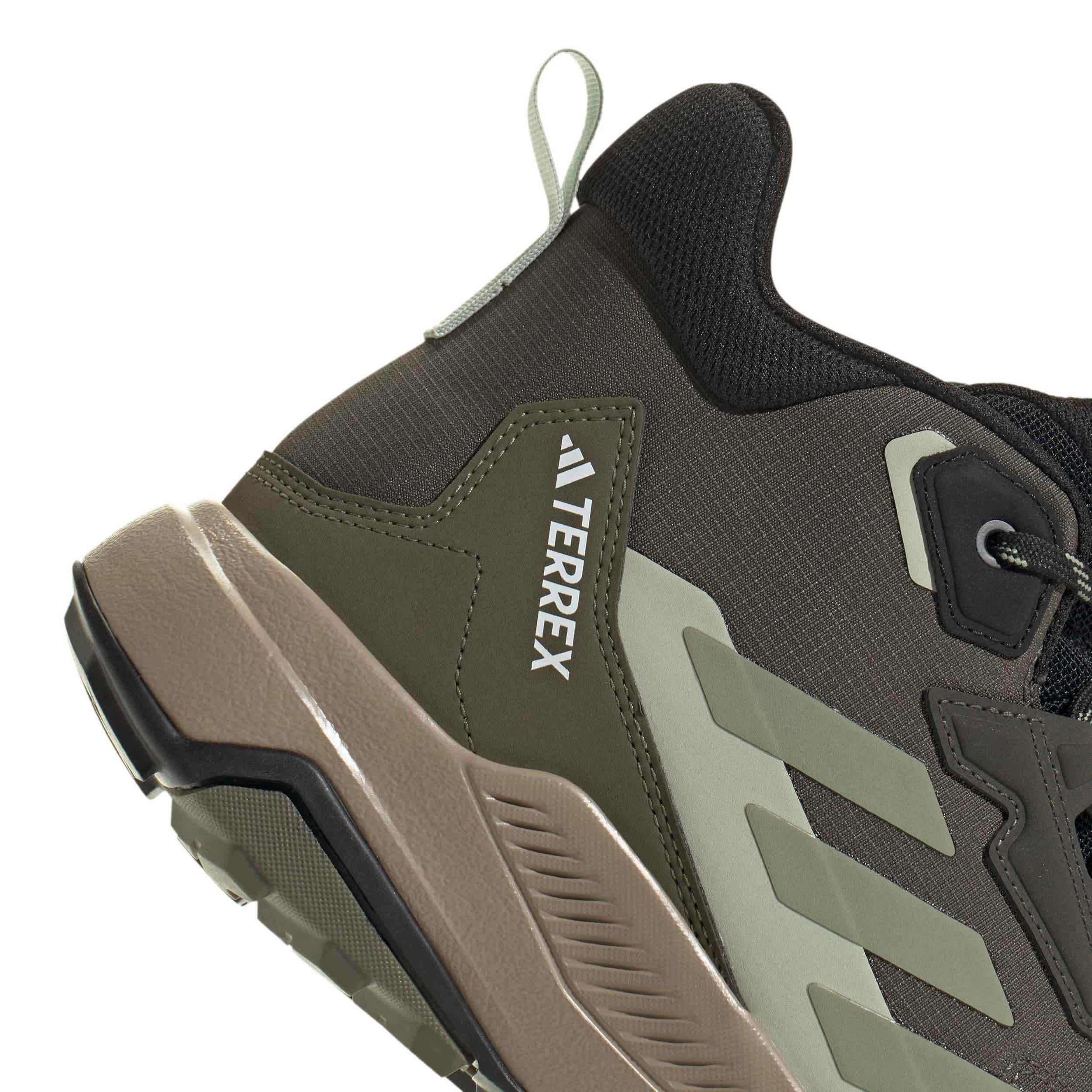 ADIDAS-MENS TERREX ANYLANDER RAIN.RDY MID HIKING BOOT-OLIVE & GREEN