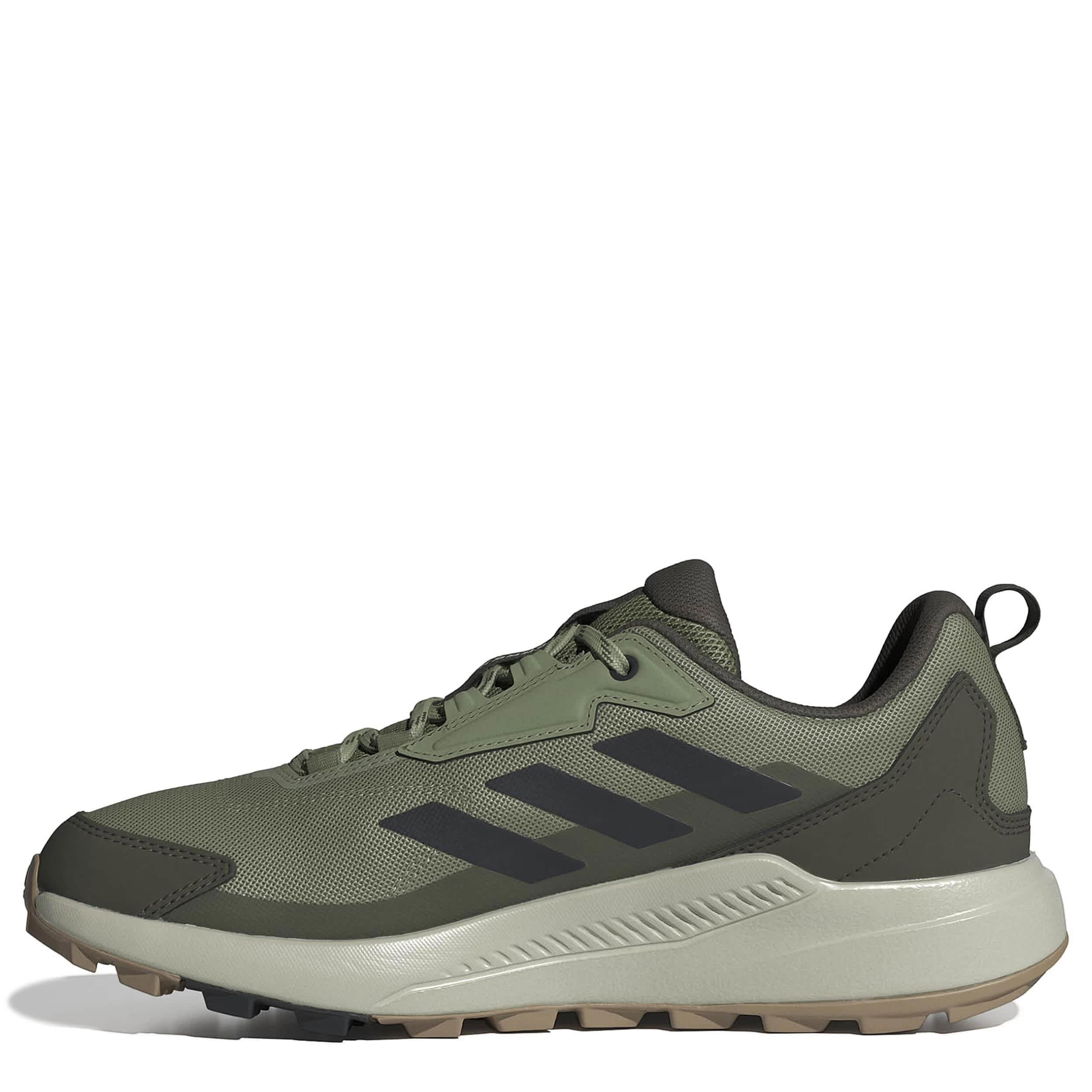 ADIDAS-MENS TERREX ANYLANDER HIKING SHOE-GREEN & DARK GREY