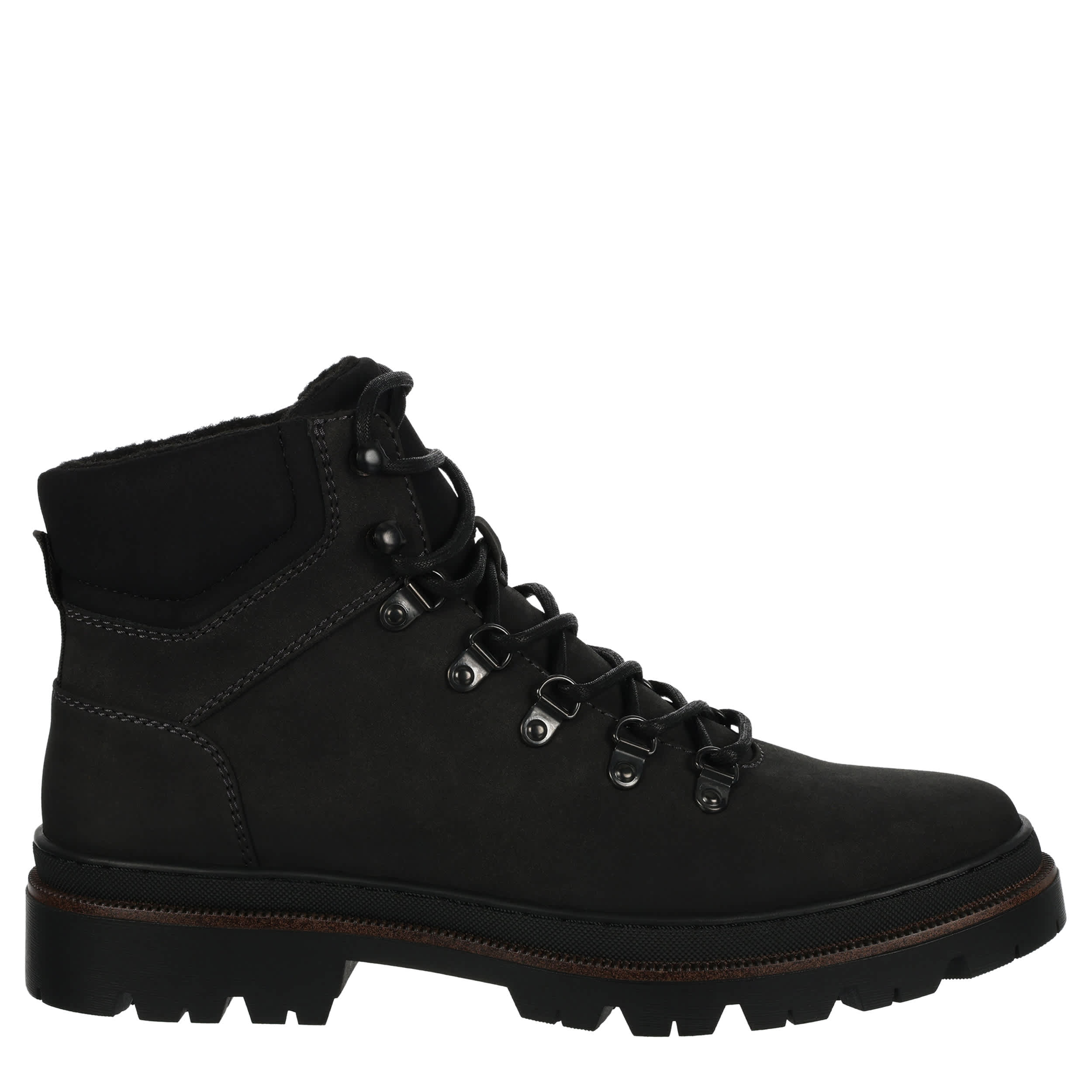 RESTORATION-MENS NELSON LACE UP BOOT-BLACK & 