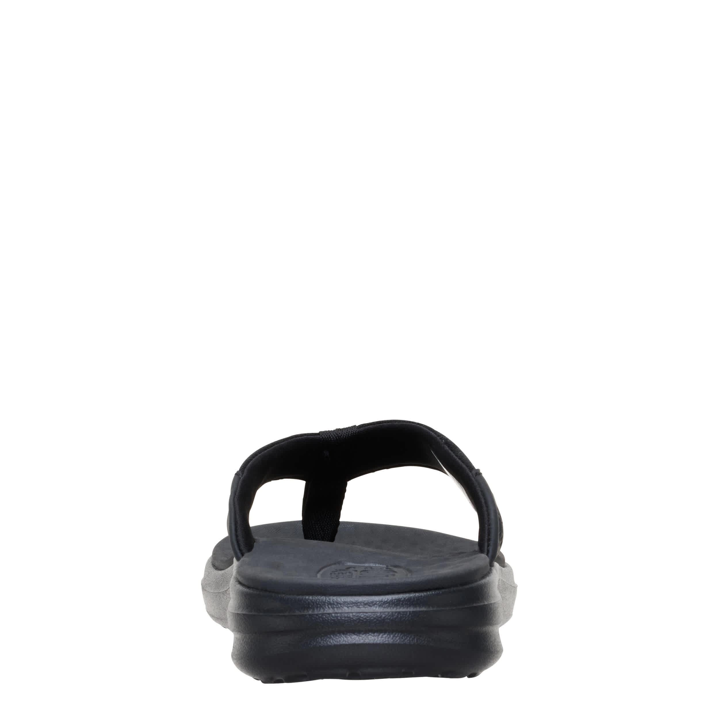 HEYDUDE-MENS FINN FLIP FLOP SANDAL-BLACK & BLACK
