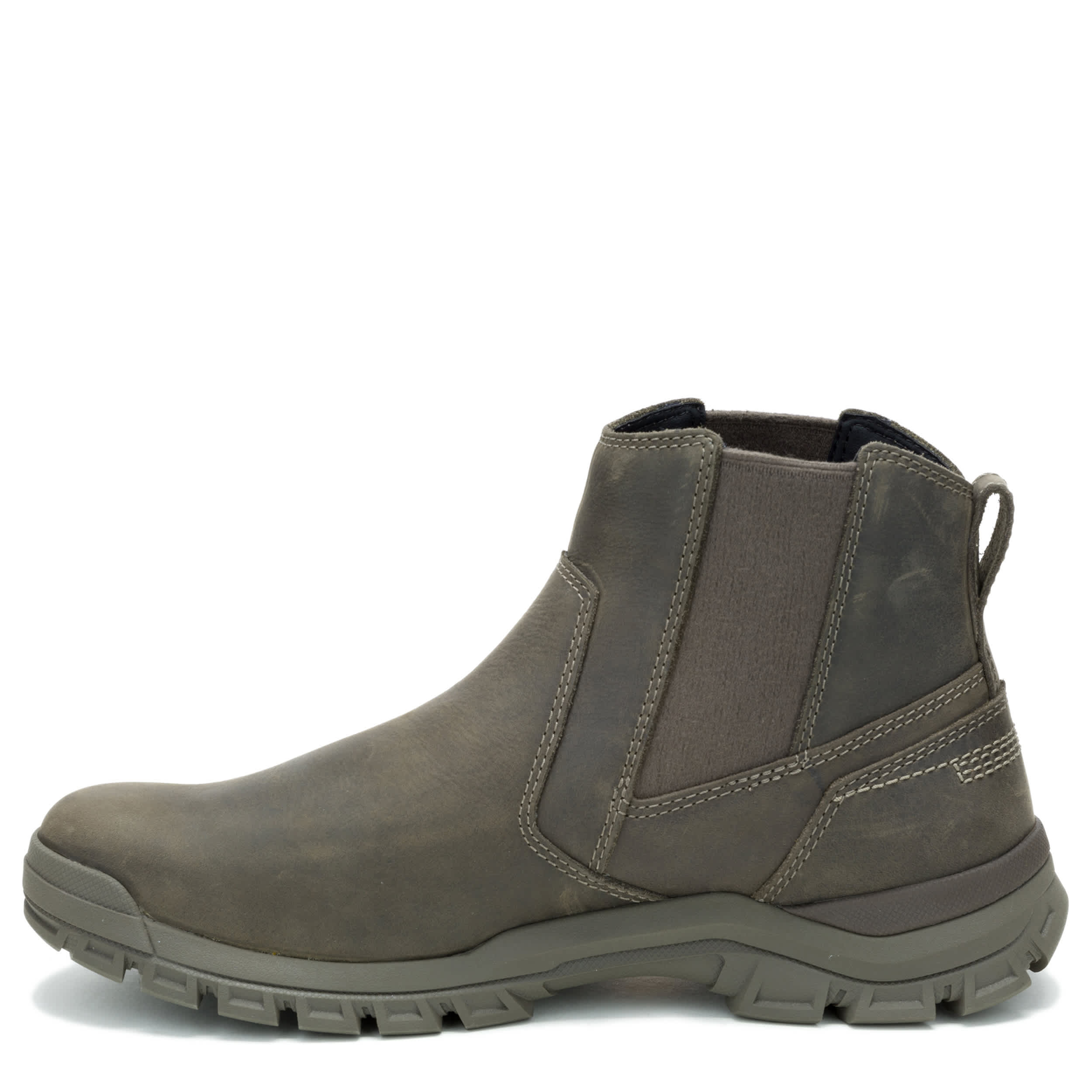 CATERPILLAR-MENS THRESHOLD CHELSEA BOOT-BURGUNDY & 