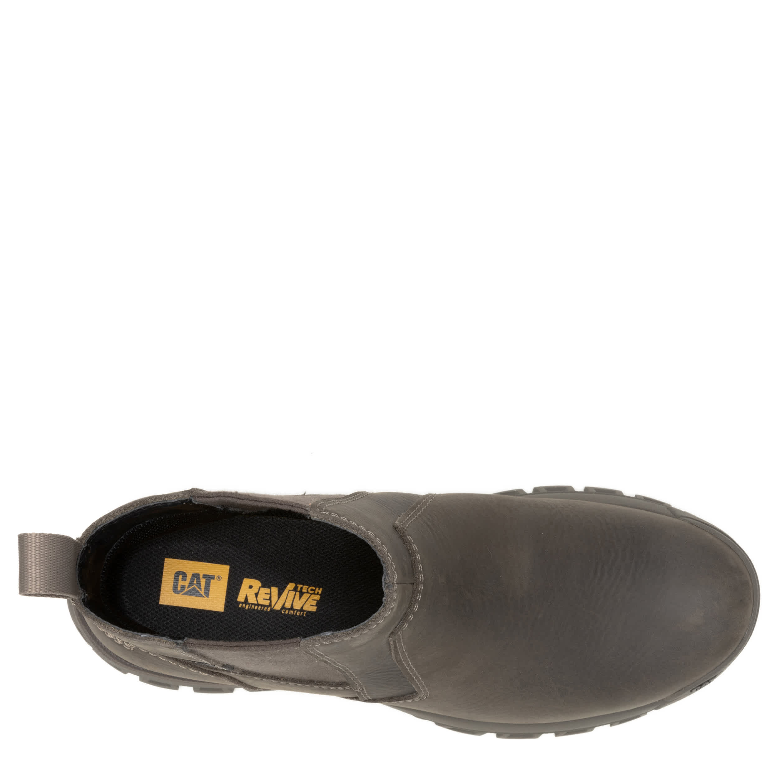 CATERPILLAR-MENS THRESHOLD CHELSEA BOOT-BURGUNDY & 