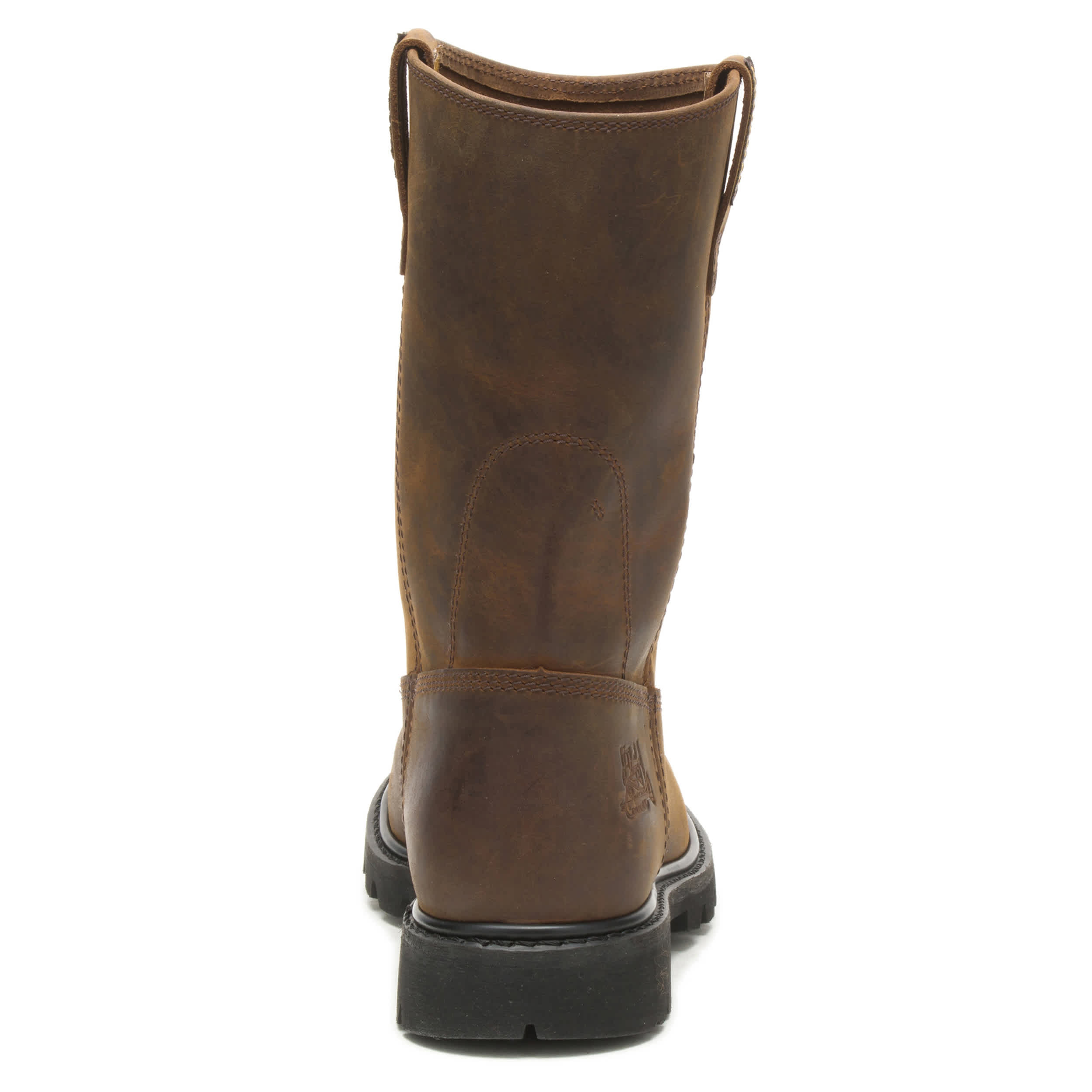 CATERPILLAR-MENS REVOLVER STEEL TOE WORK BOOT-DARK BROWN & 