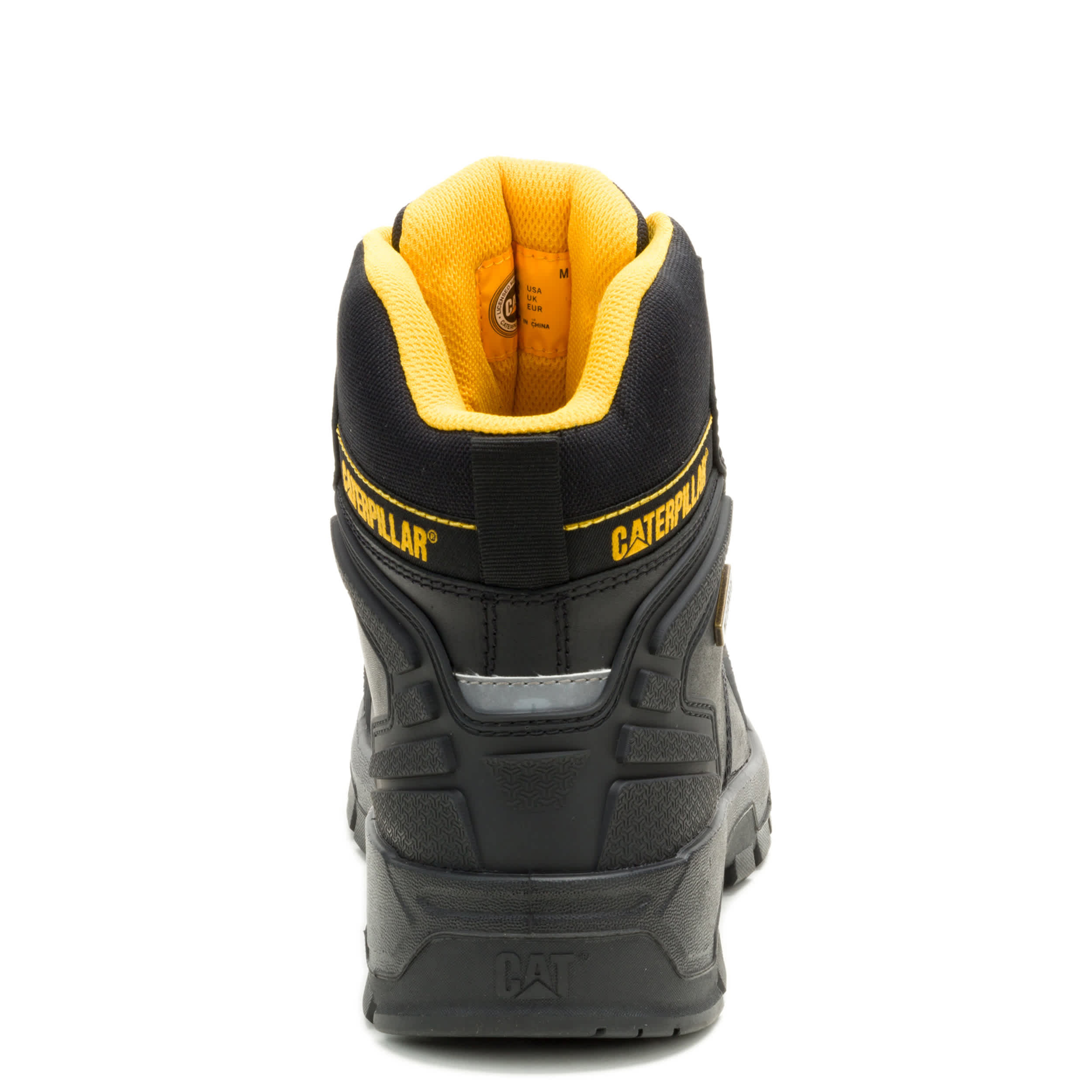 CATERPILLAR-MENS STRIVER XL 6" STEEL TOE WORK BOOT-BLACK & 