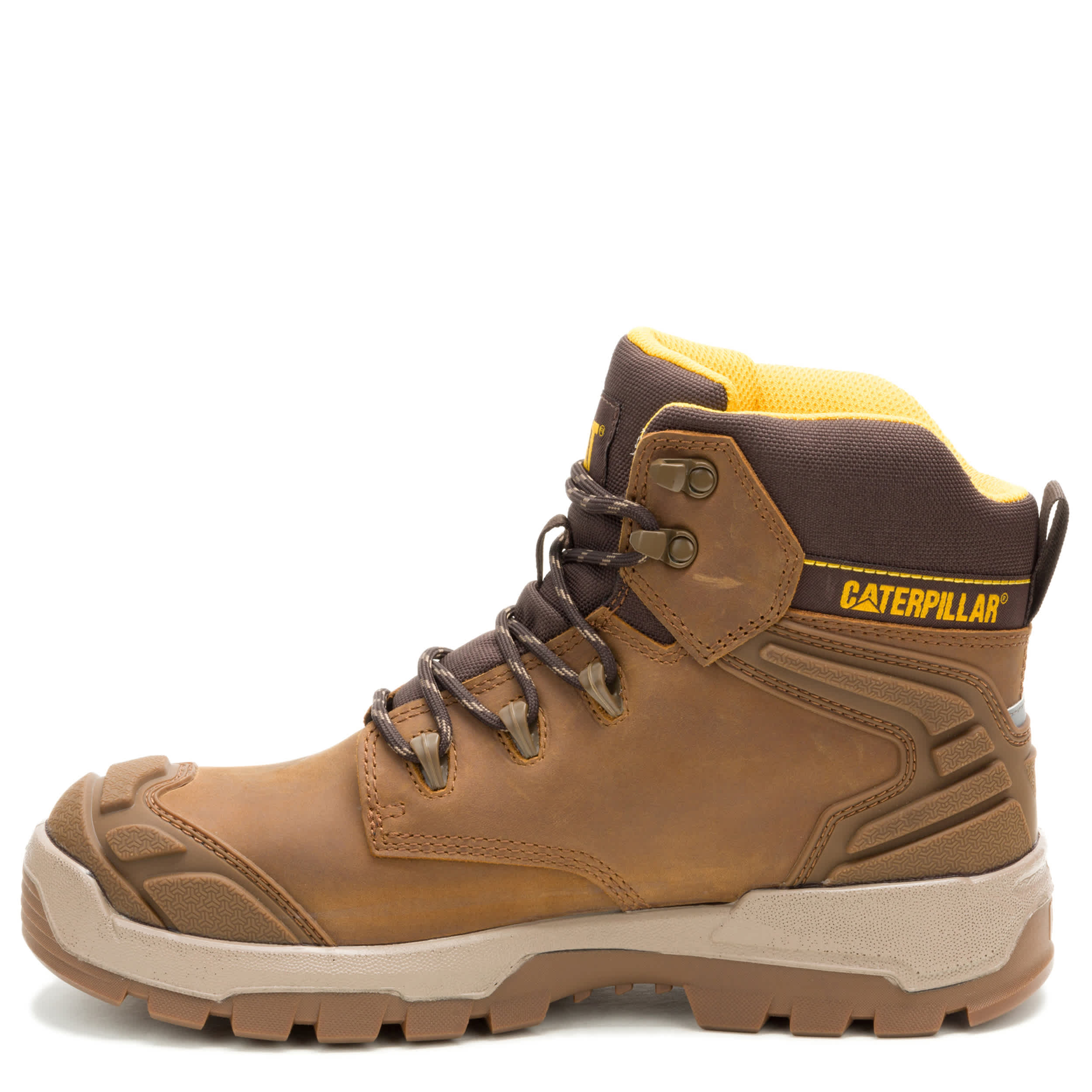 CATERPILLAR-MENS STRIVER XL 6" STEEL TOE WORK BOOT-KHAKI & 