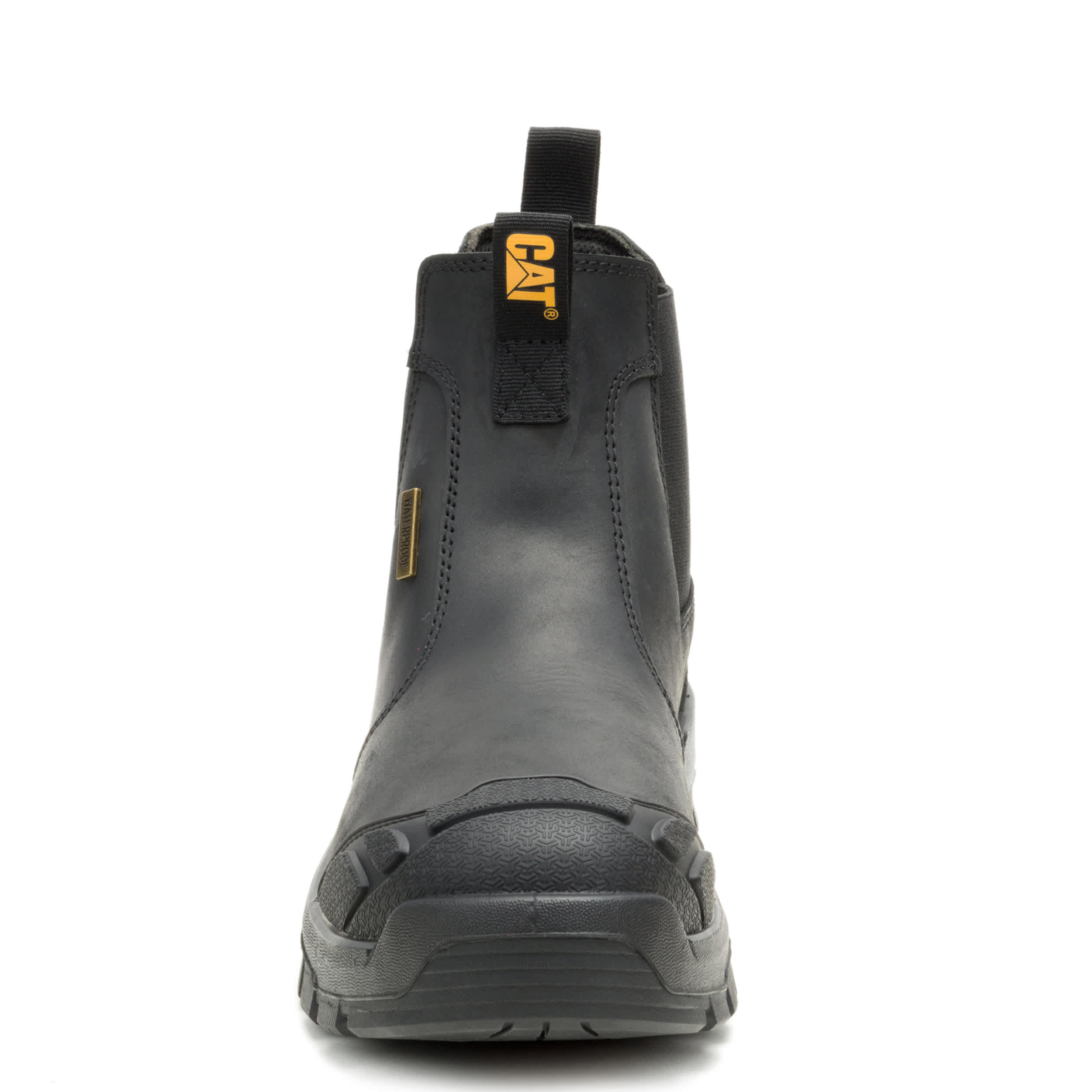 CATERPILLAR-MENS STRIVER CHELSEA XL STEEL TOE WORK BOOT-BLACK & 