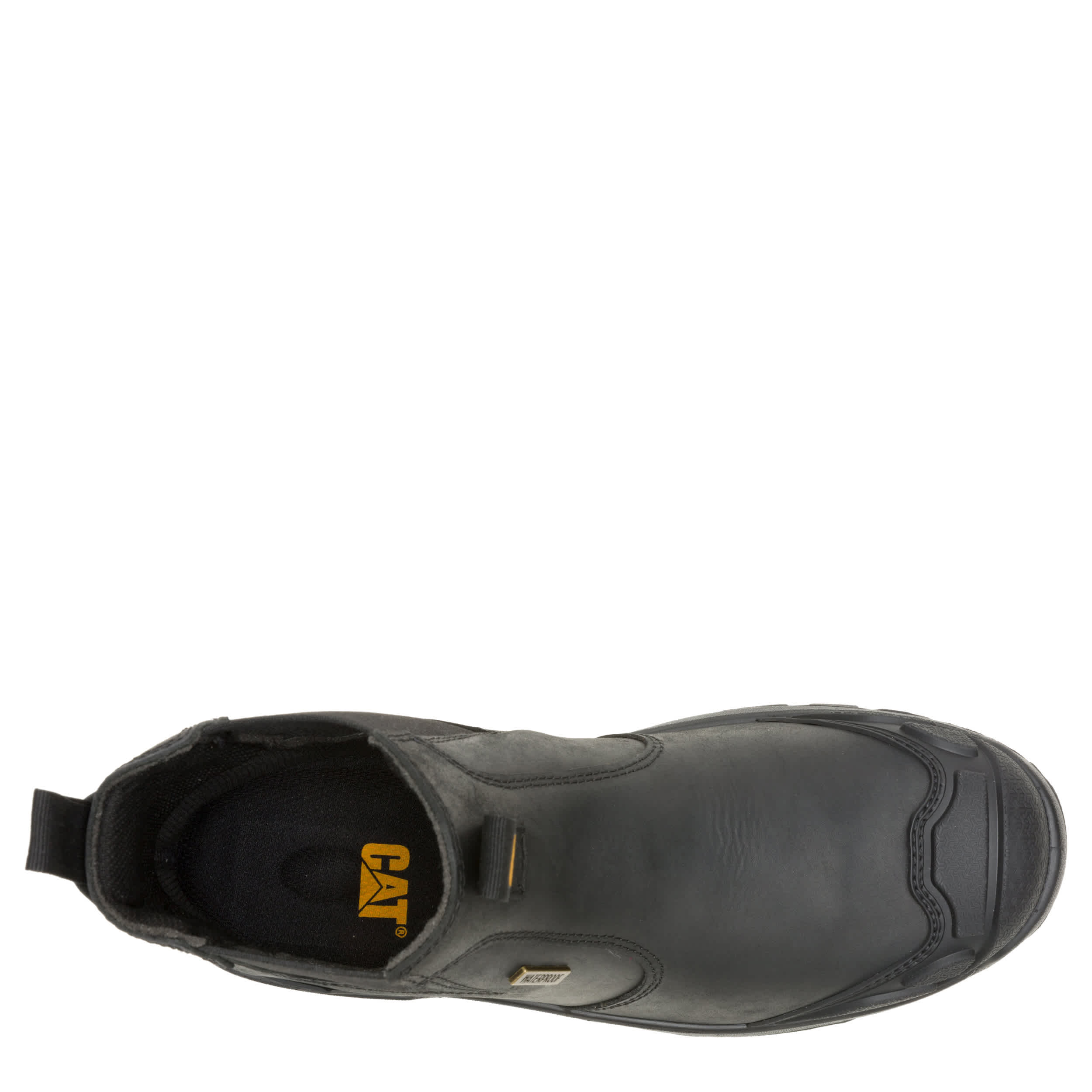 CATERPILLAR-MENS STRIVER CHELSEA XL STEEL TOE WORK BOOT-BLACK & 