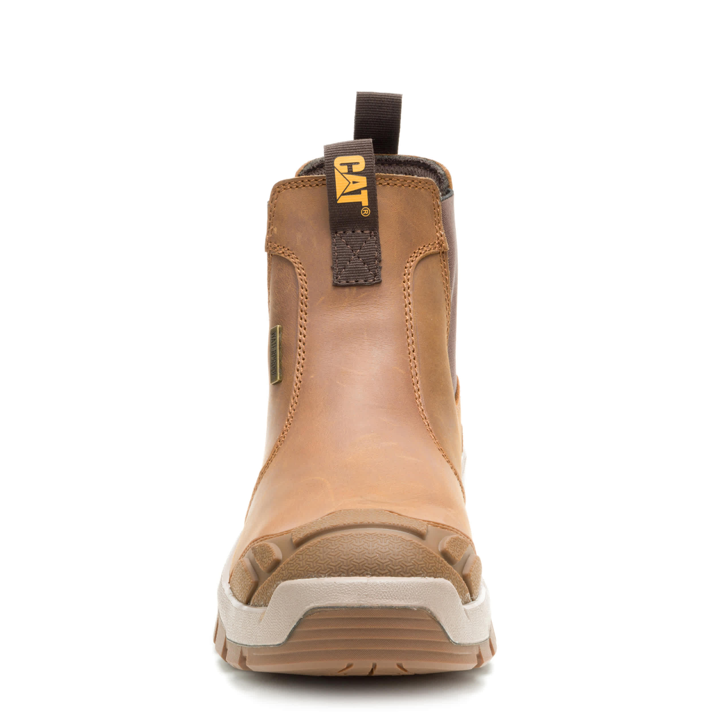 CATERPILLAR-MENS STRIVER CHELSEA XL STEEL TOE WORK BOOT-KHAKI & 