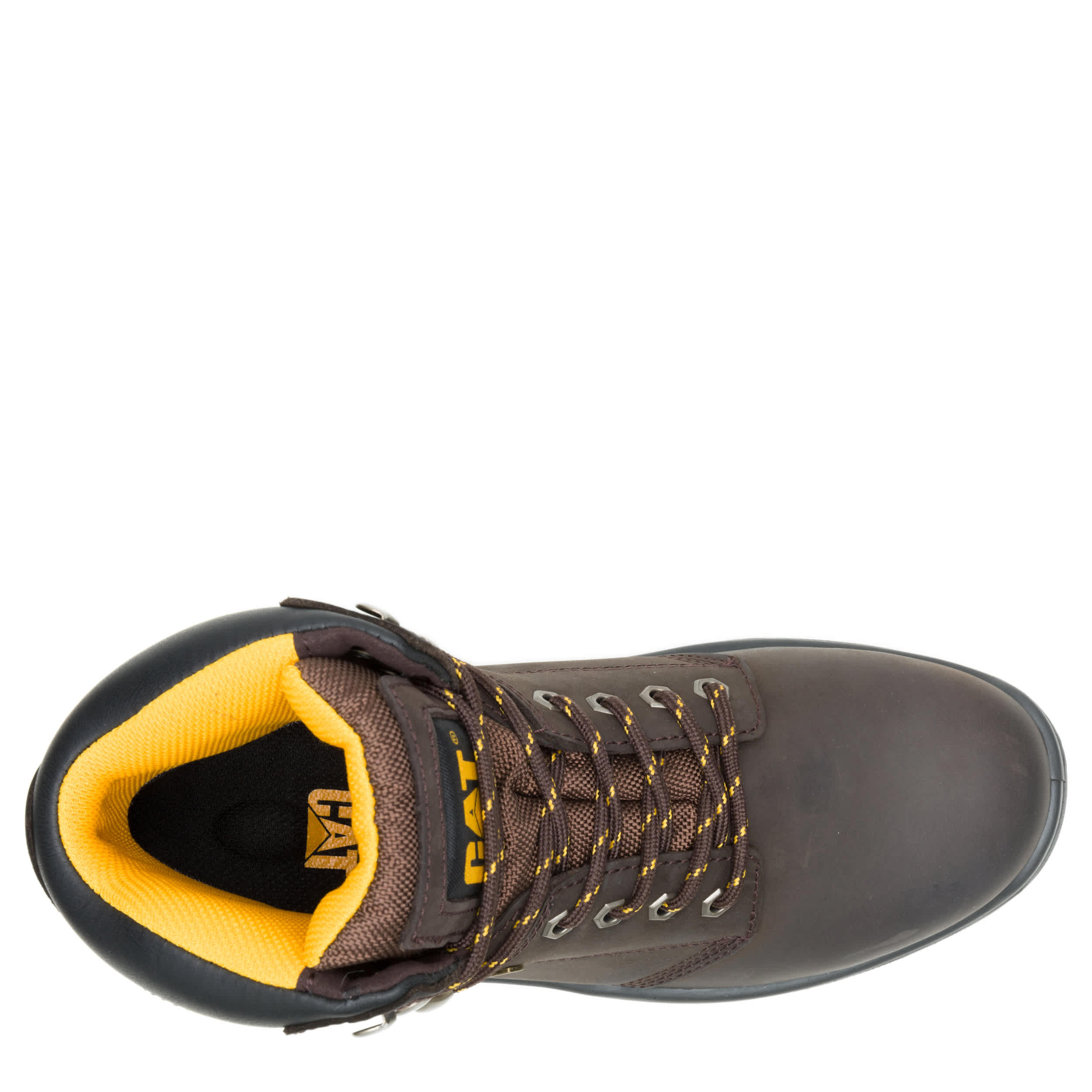 CATERPILLAR-MENS STRIVER WATERPROOF STEEL TOE WORK BOOT-BROWN & 