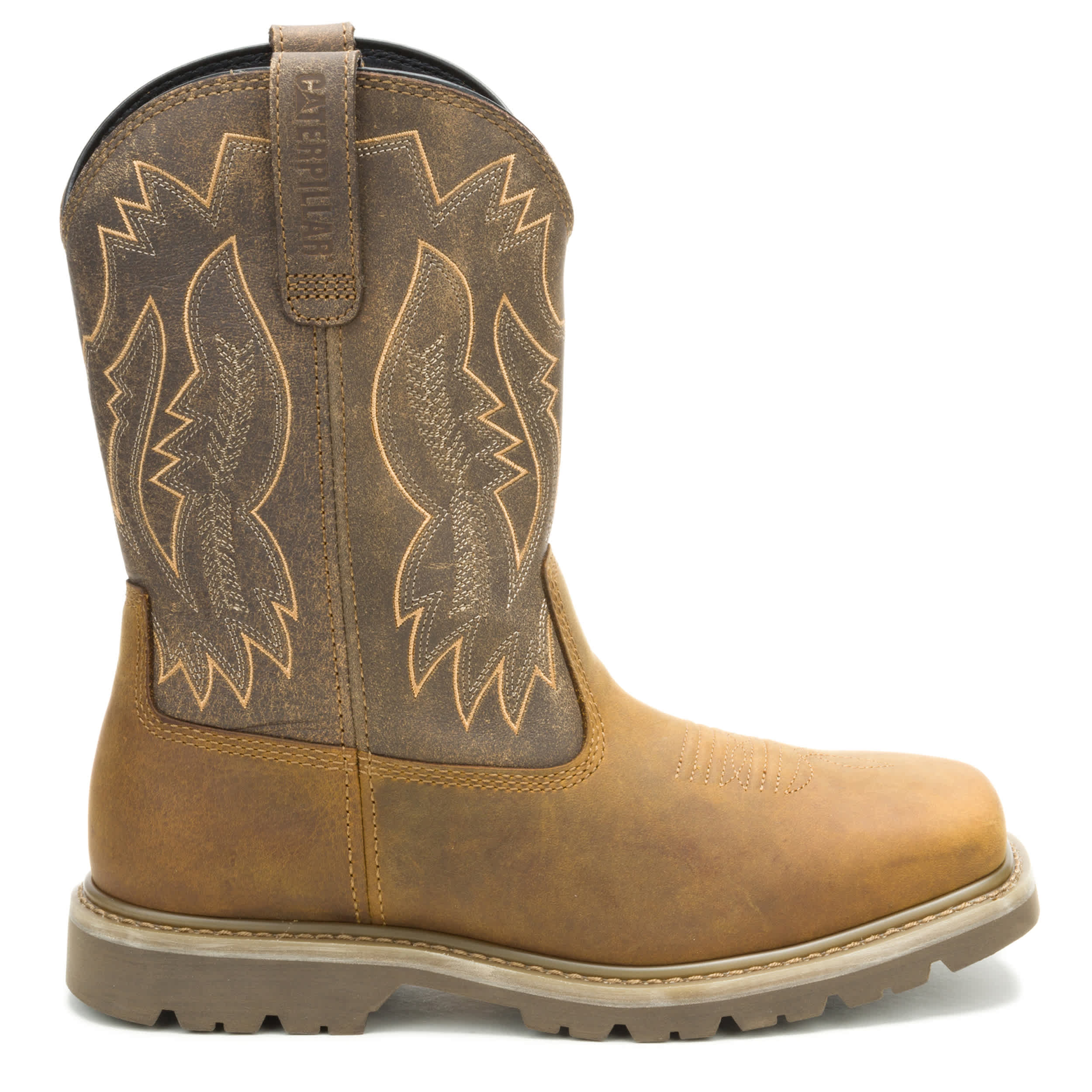 CATERPILLAR-MENS COLORADO FRONTIER SOFT TOE WORK BOOT-KHAKI & KHAKI