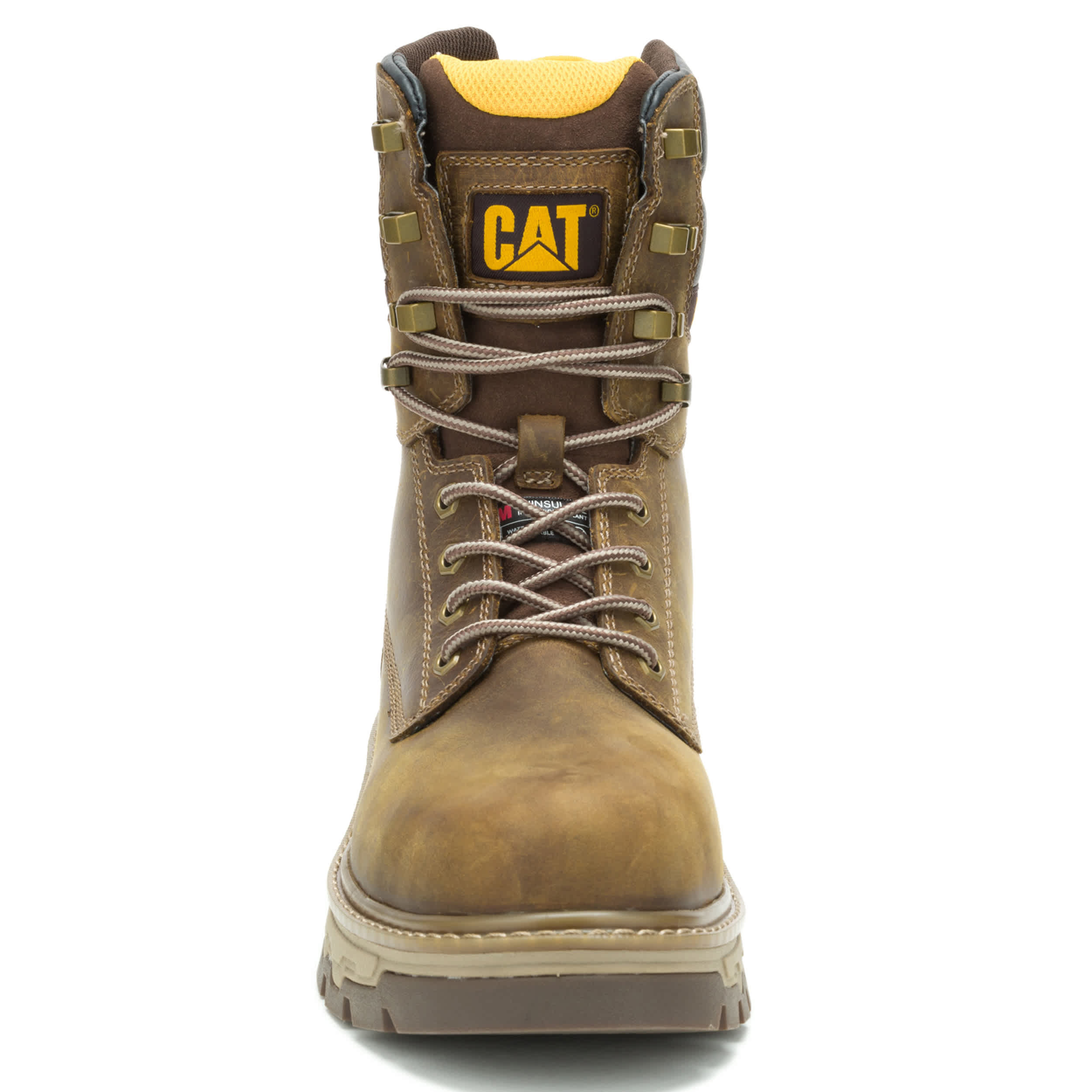 CATERPILLAR-MENS COLORADO EQUIP 8" COMPOSITE TOE WATERPROOF BOOT-KHAKI & 