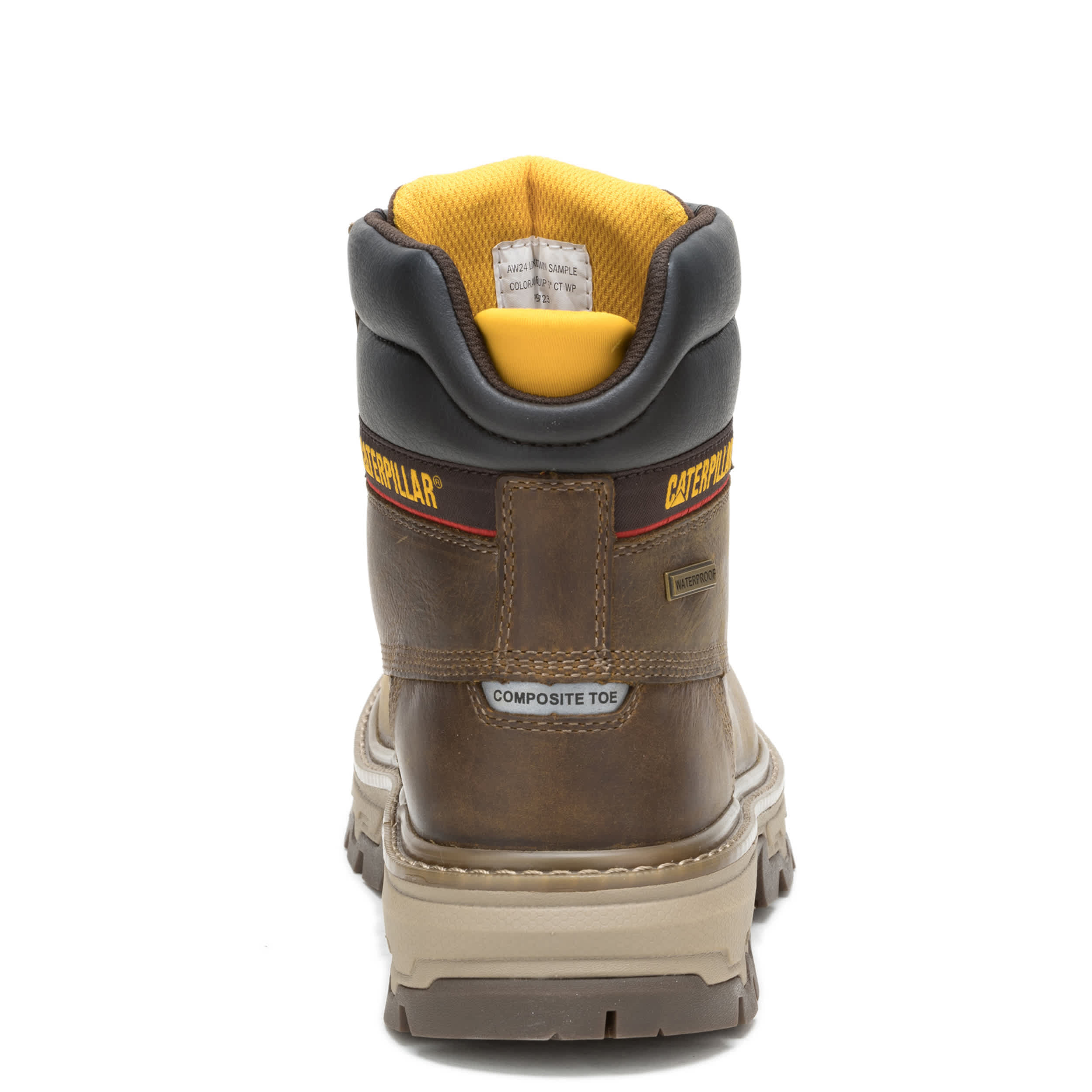 CATERPILLAR-MENS COLORADO EQUIP 6" COMPOSITE TOE WATERPROOF BOOT-KHAKI & KHAKI