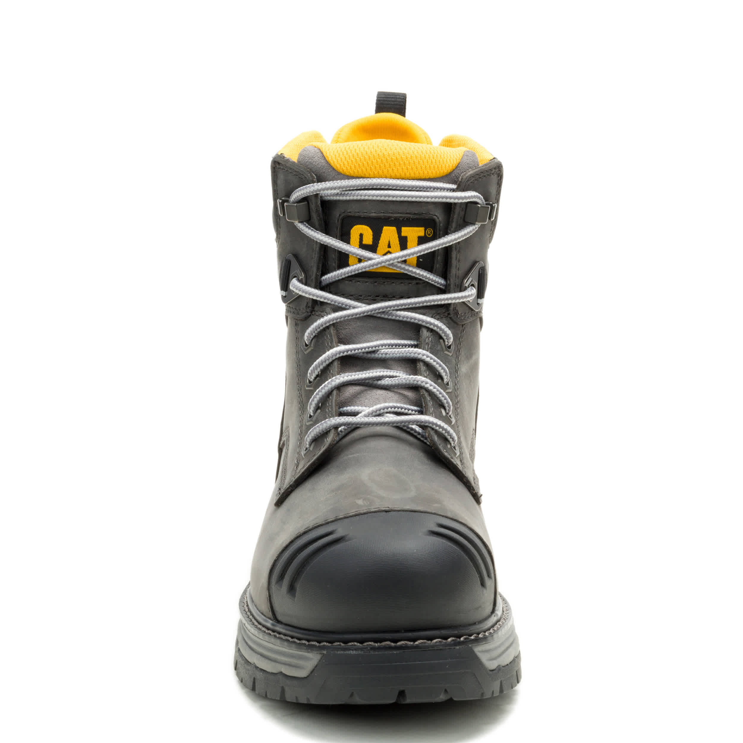 CATERPILLAR-MENS EXCAVATOR POWER SPRING SOFT TOE 6" WATERPROOF WORK-GREY & 