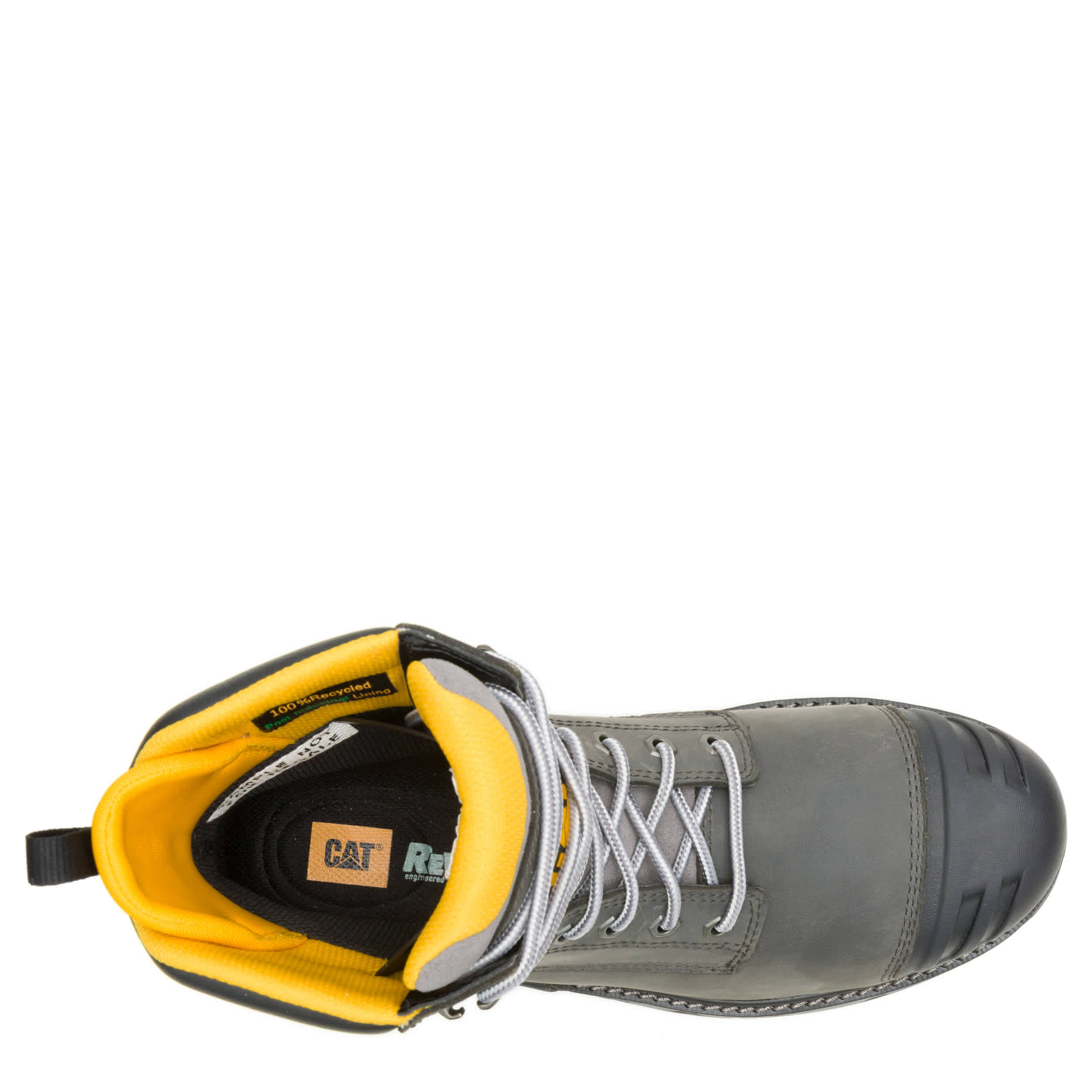 CATERPILLAR-MENS EXCAVATOR POWER SPRING COMPOSIT 6" WATERPROOF WORK-GREY & GREY