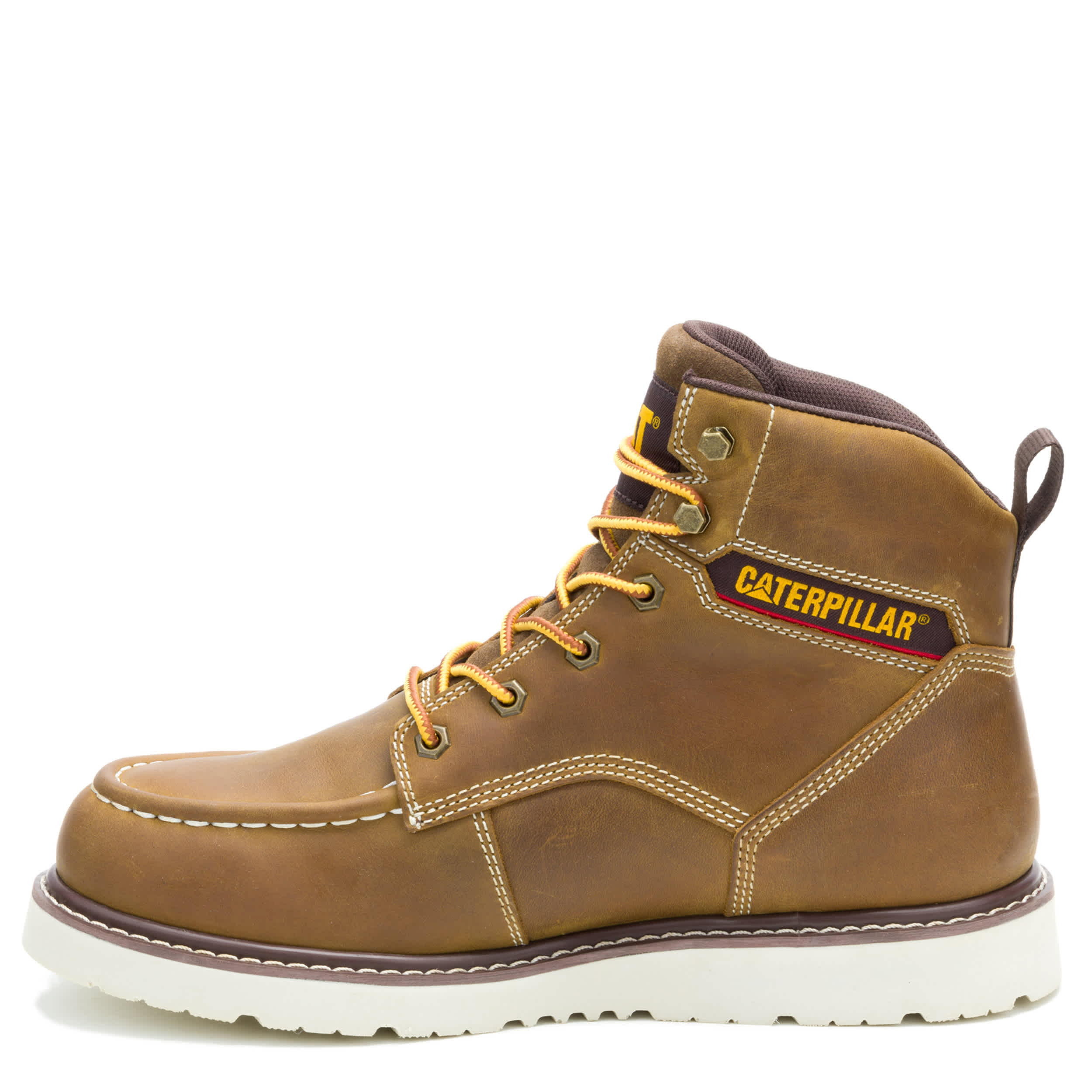CATERPILLAR-MENS RECLAIMER WEDGE SOFT TOE WORK BOOT-KHAKI & KHAKI