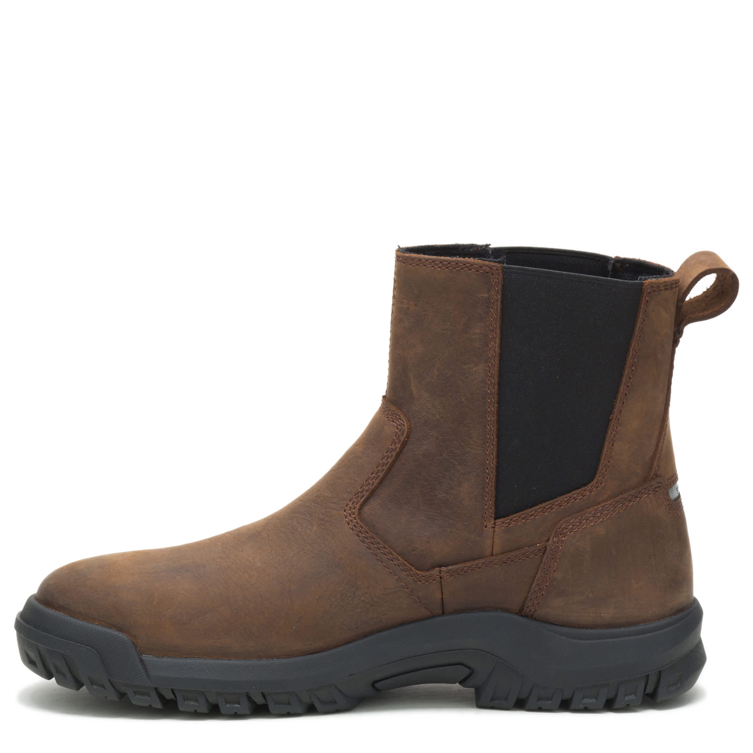 CATERPILLAR-MENS WHEELBASE STEEL TOE WORK BOOT-BROWN & 