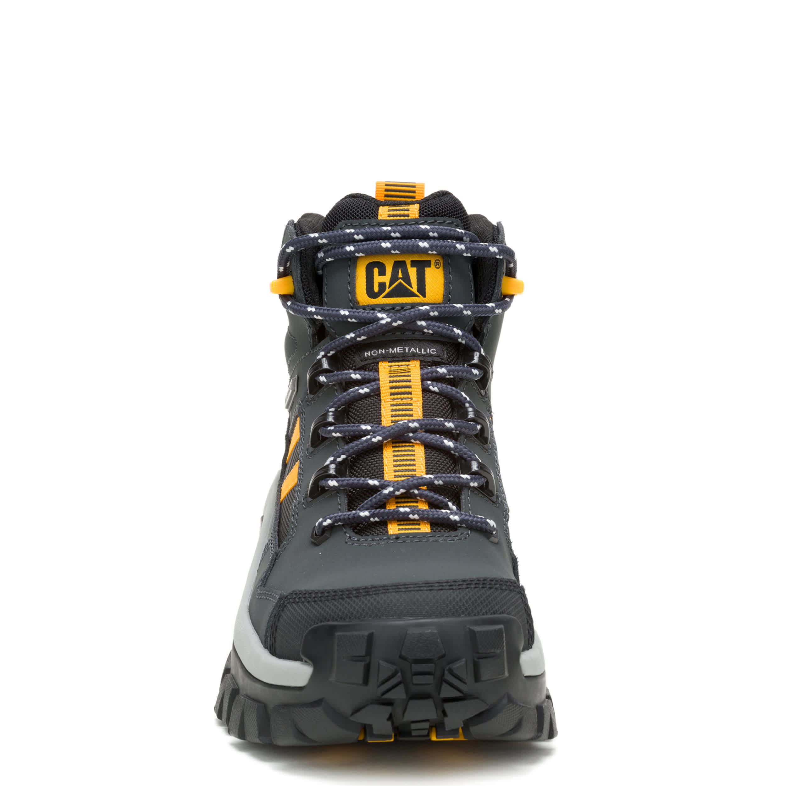 CATERPILLAR-MENS INVADER MID VENT WATERPROOF COMPOSITE WORK BOOT-BROWN & 
