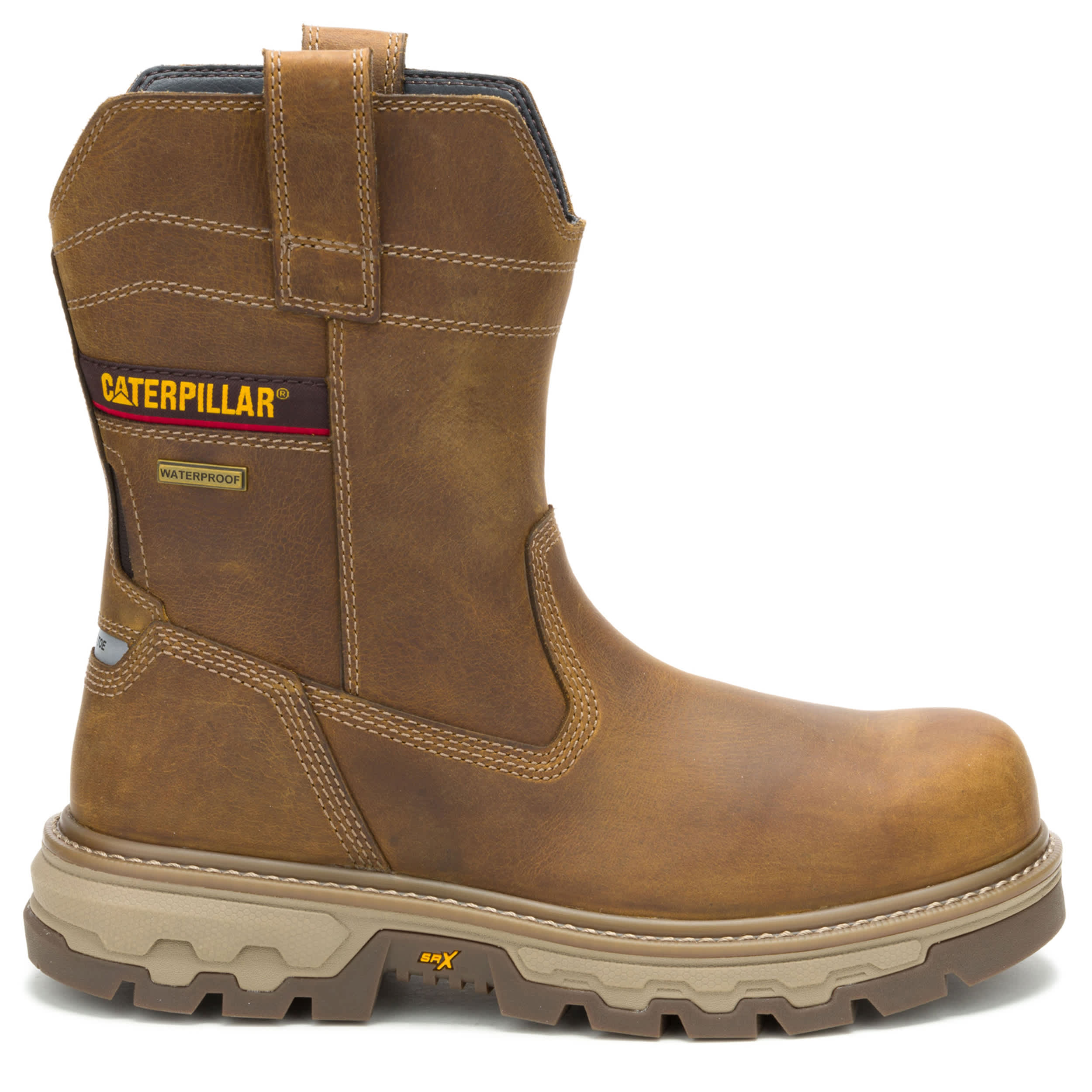CATERPILLAR-MENS COLORADO EQUIP WELLINGTON WATERPROOF COMPOSITE TOE-KHAKI & 