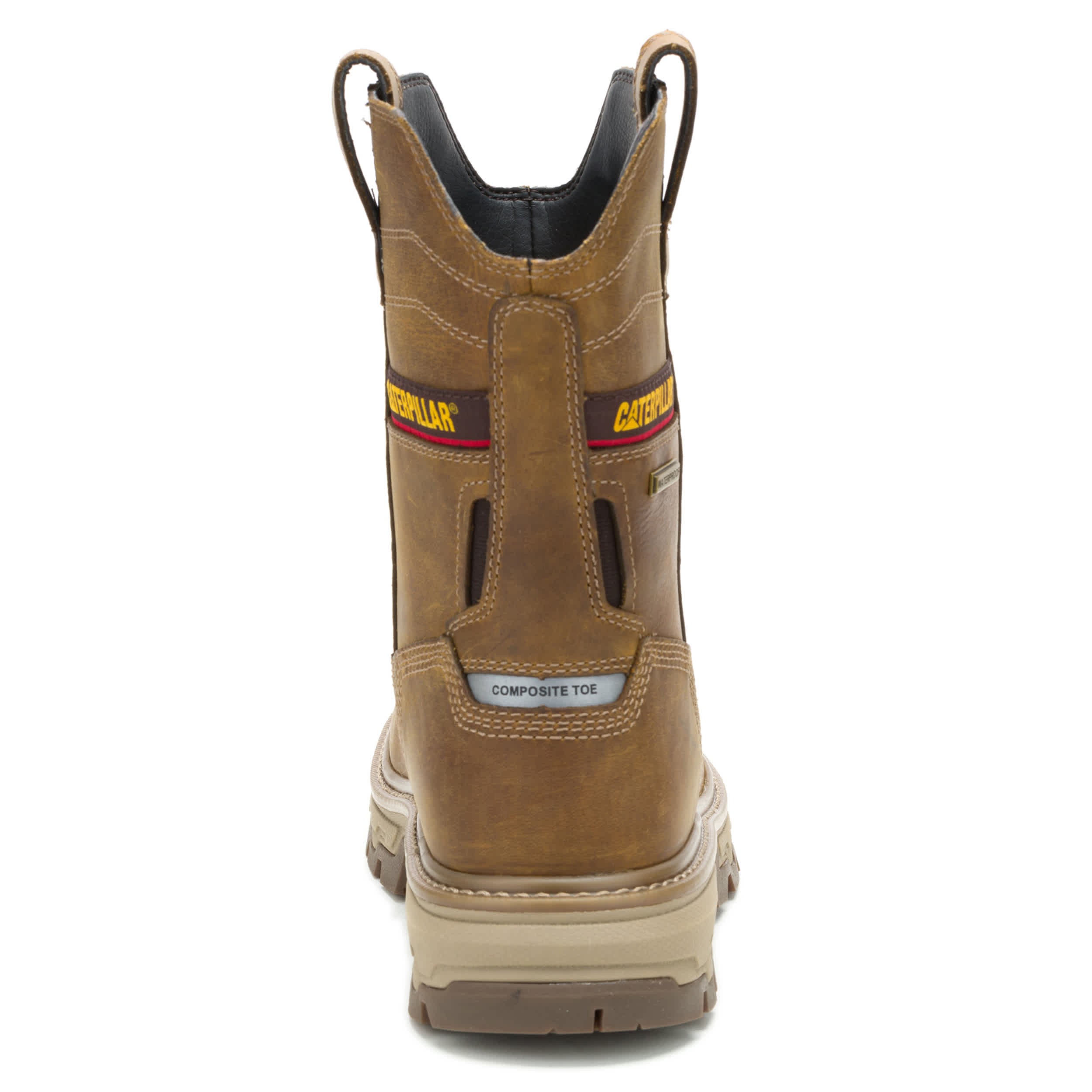 CATERPILLAR-MENS COLORADO EQUIP WELLINGTON WATERPROOF COMPOSITE TOE-KHAKI & 