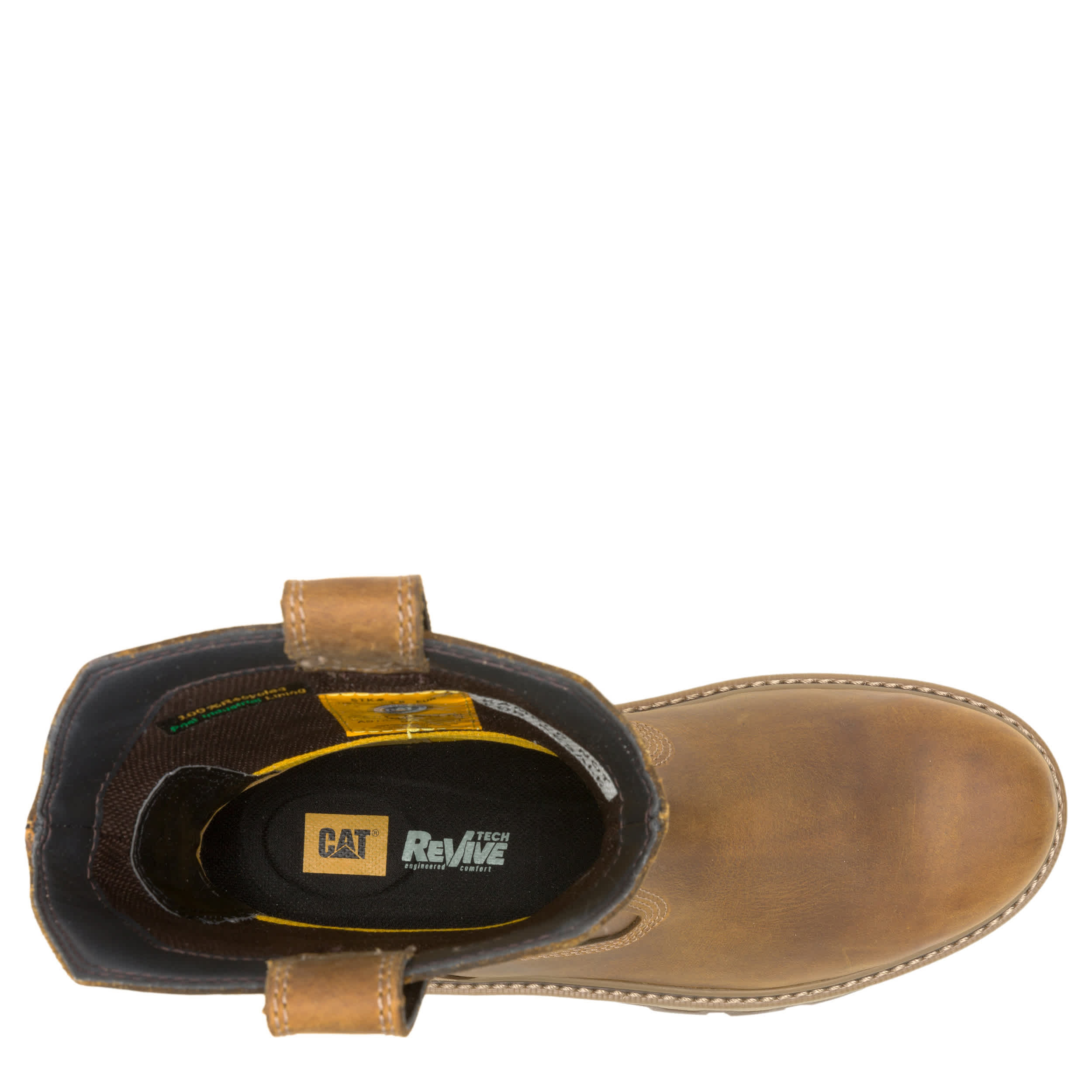CATERPILLAR-MENS COLORADO EQUIP WELLINGTON WATERPROOF COMPOSITE TOE-KHAKI & 