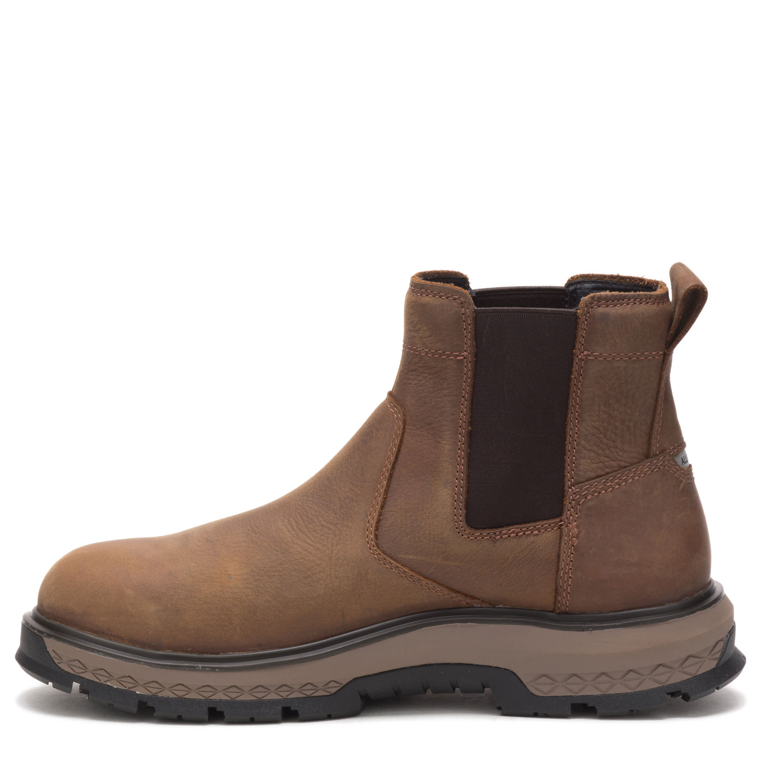 CATERPILLAR-MENS EXPOSITION CHELSEA WORK BOOT-KHAKI & 
