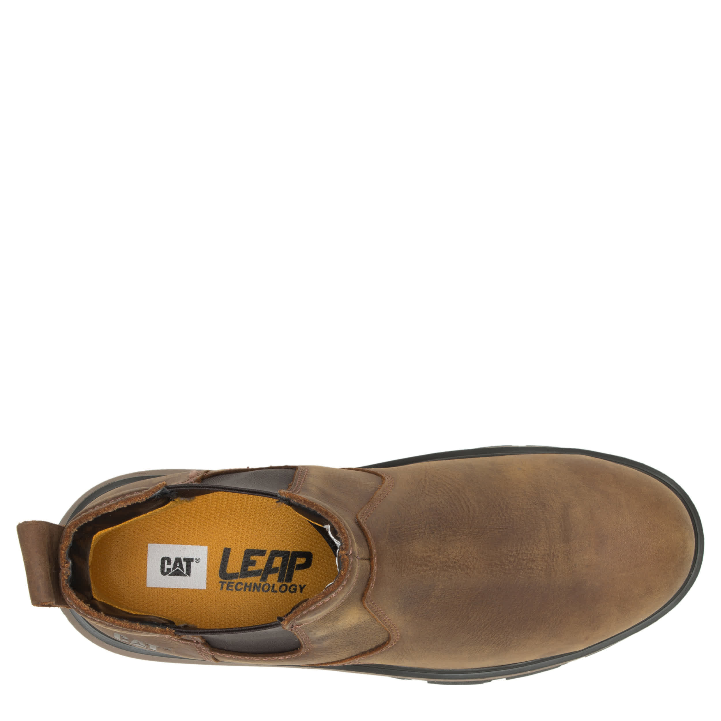 CATERPILLAR-MENS EXPOSITION CHELSEA WORK BOOT-KHAKI & 